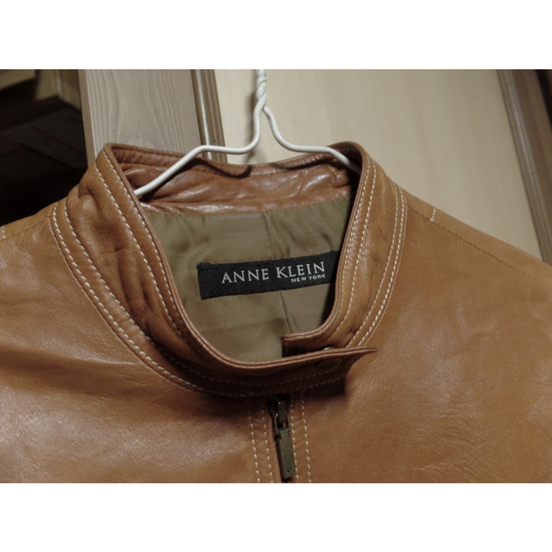 55 / 앤클라인 여성 양가죽 브라운자켓/토0214 상품이미지3