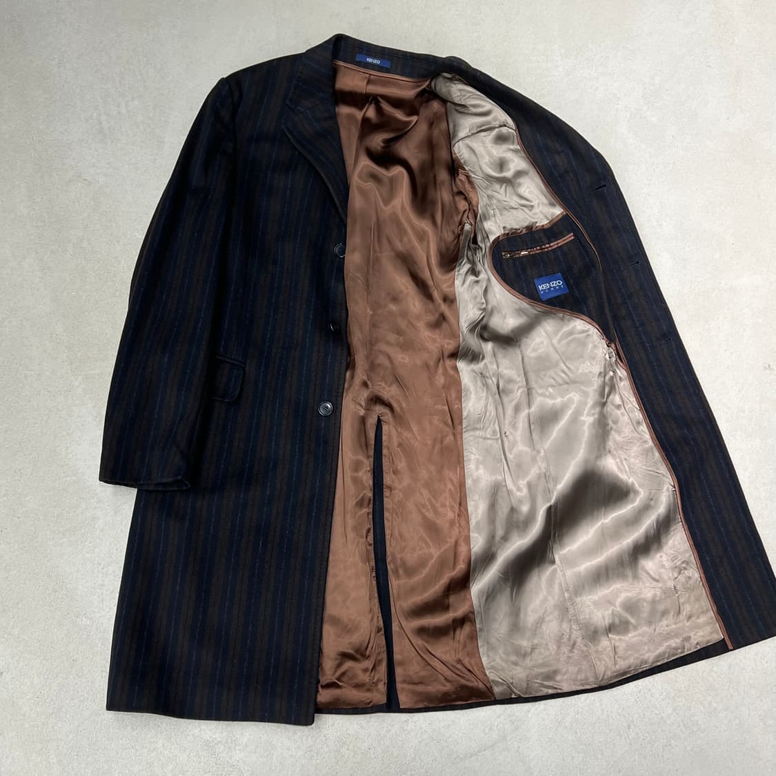 겐조 스트라이프 울코트 s09620 상품이미지3