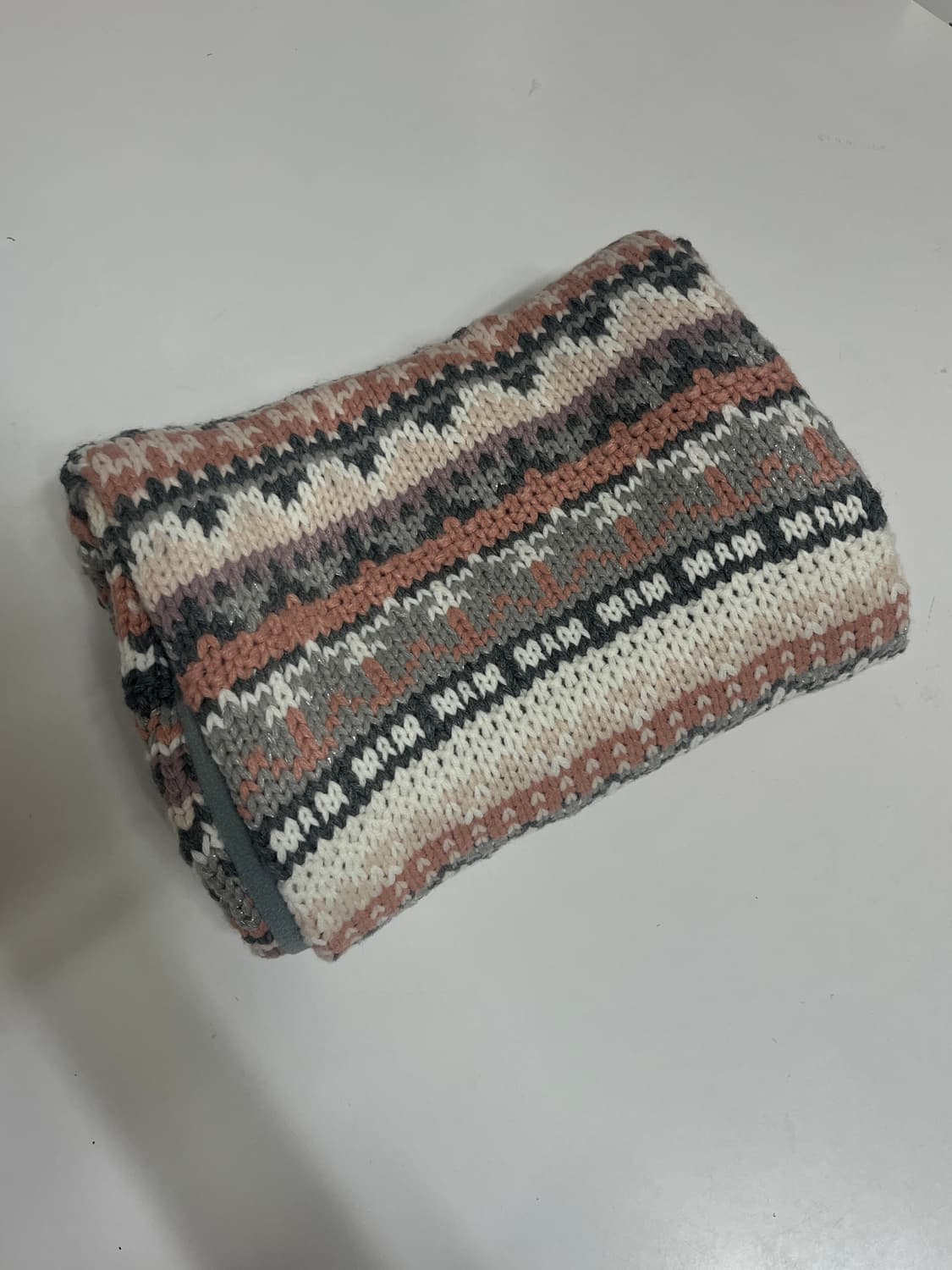 페어아일 니트 스누드 넥워머 목도리 모리걸 상품이미지3