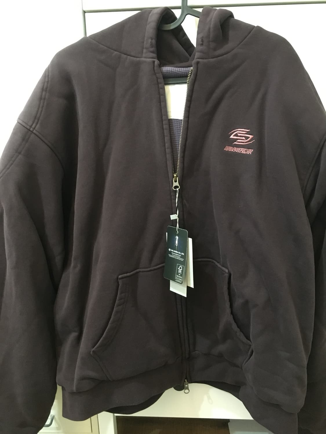 언더마이카 어칸 패디드 숄더 써멀 후드집업(새상품) 상품이미지2