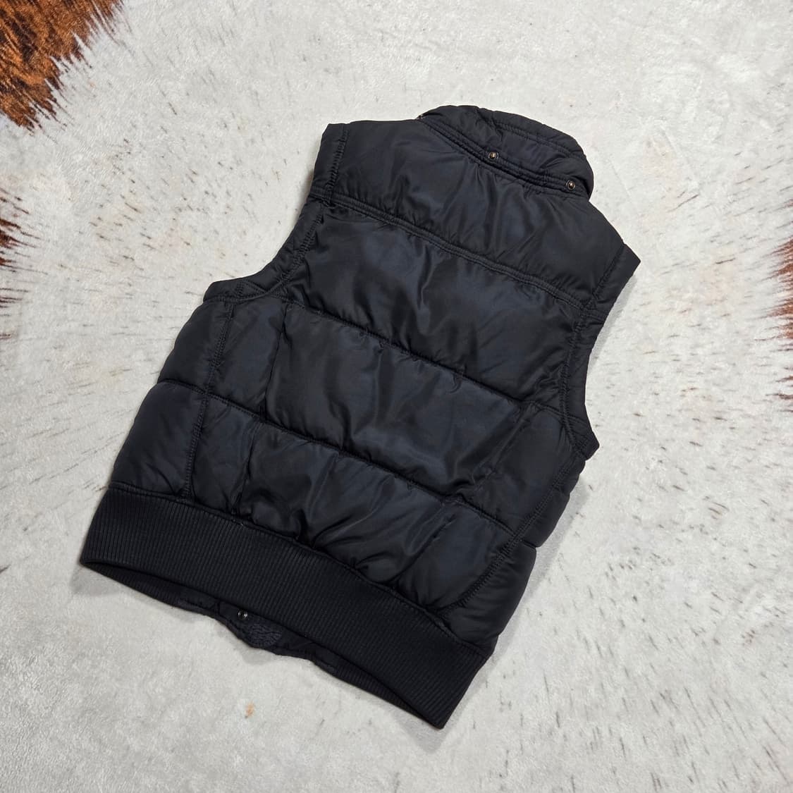 후아유 네이비 패딩 베스트 상품이미지4