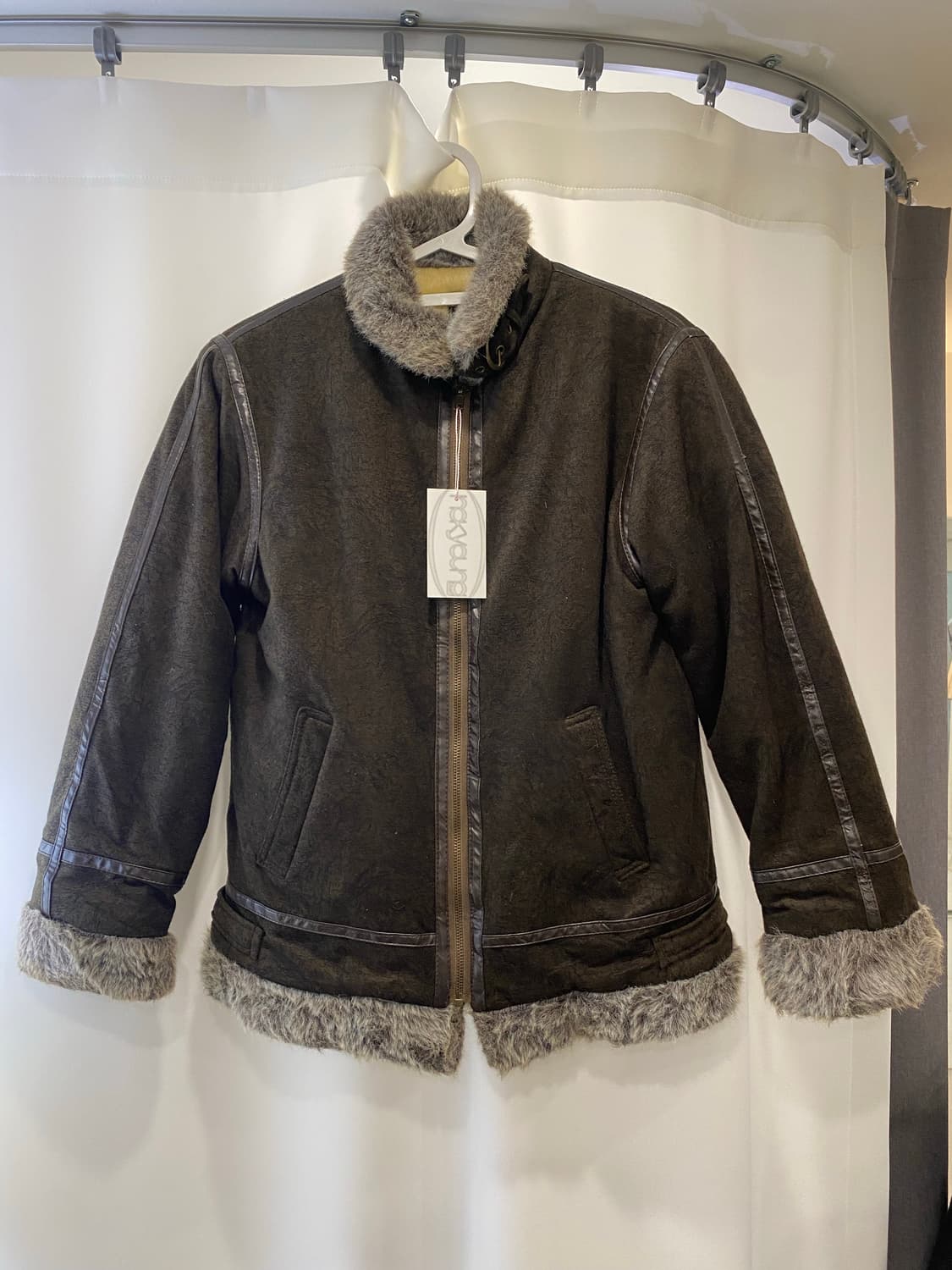 누빔 안감 무스탕 상품이미지1