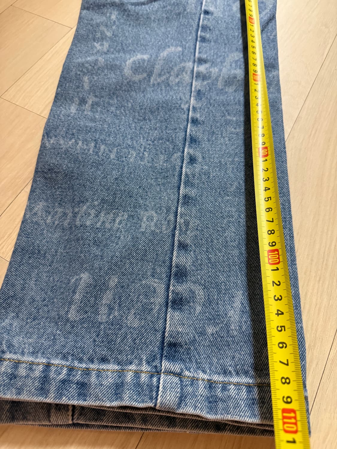 마틴로즈 프린트 데님 L 새상품 상품이미지10