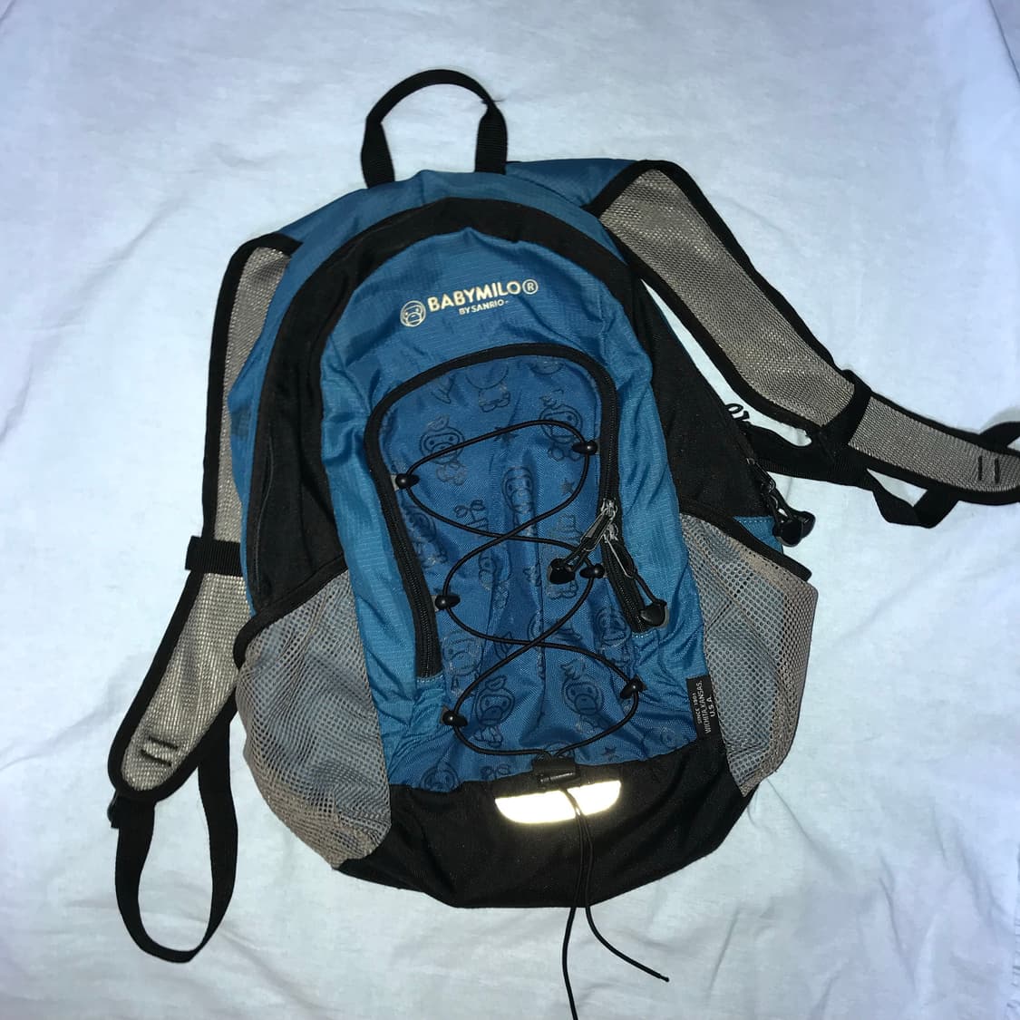 베이비 마일로 백팩 콜맨 콜라보 베이프 가방 빈티지 상품이미지3