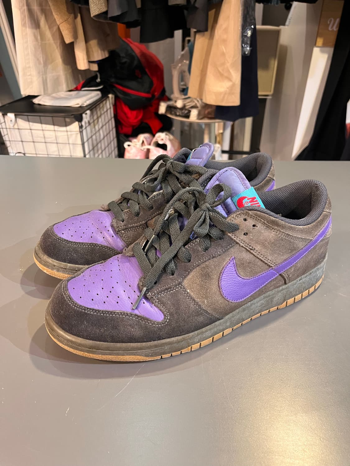 나이키 덩크 CL 뉴스프린트 바시티 퍼플 상품이미지1