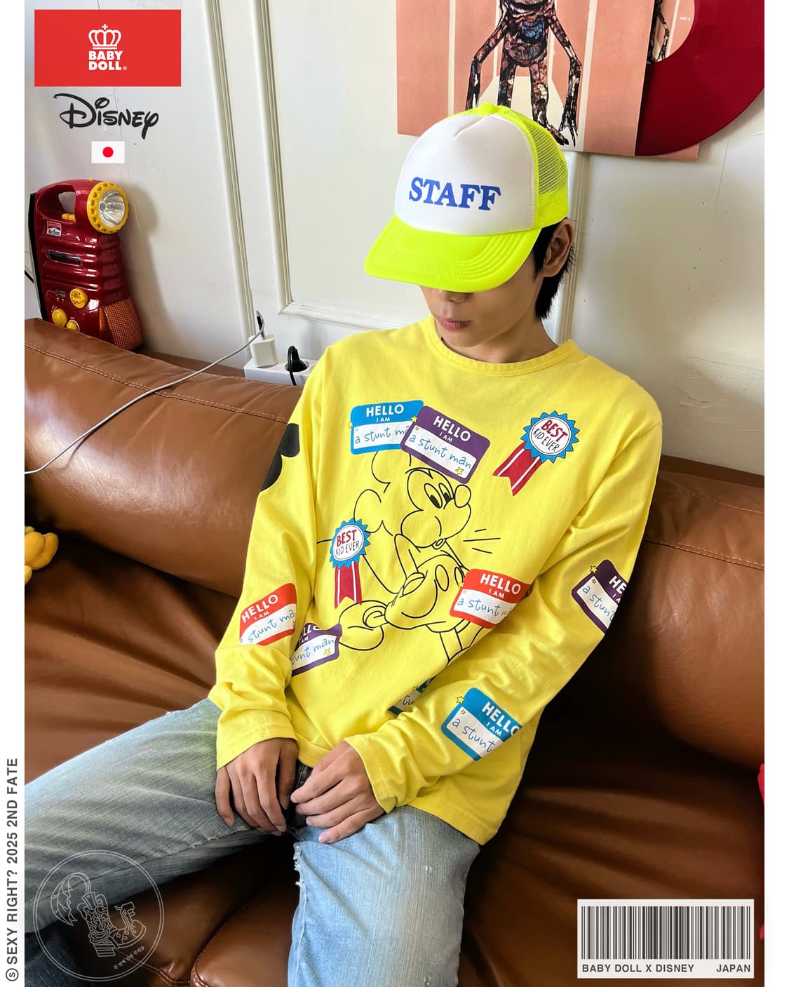 00s Baby Doll Japan X Disney Long Sleeve 상품이미지1