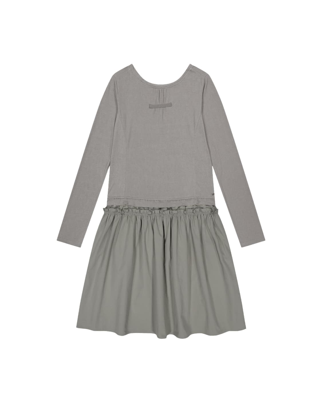 코이세이오 투웨이 셔링 원피스 카키 상품이미지1