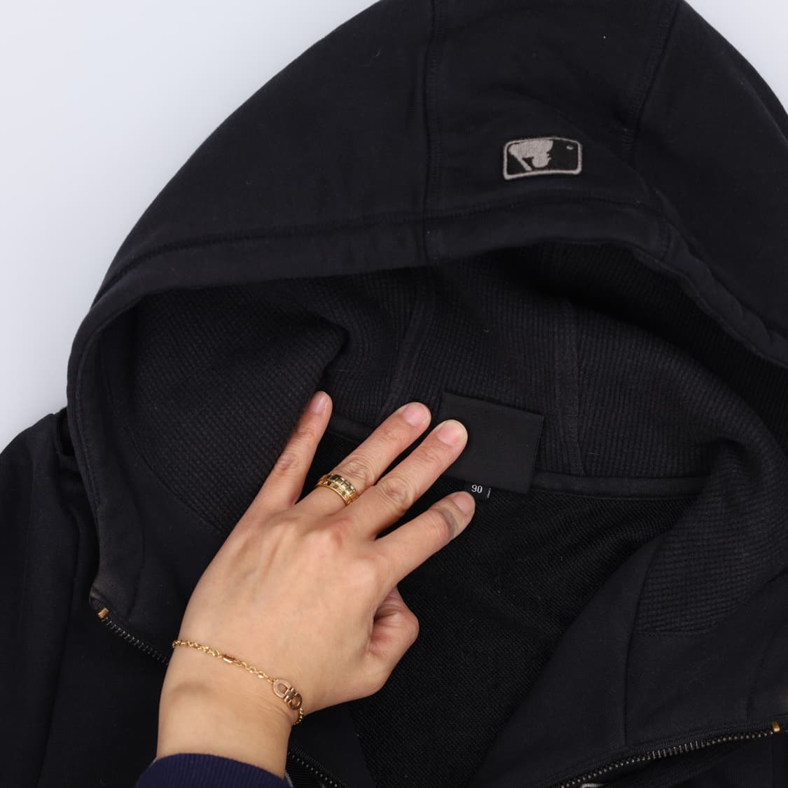 90 MLB 여성 피츠버그 후드집업 0123H1 상품이미지3