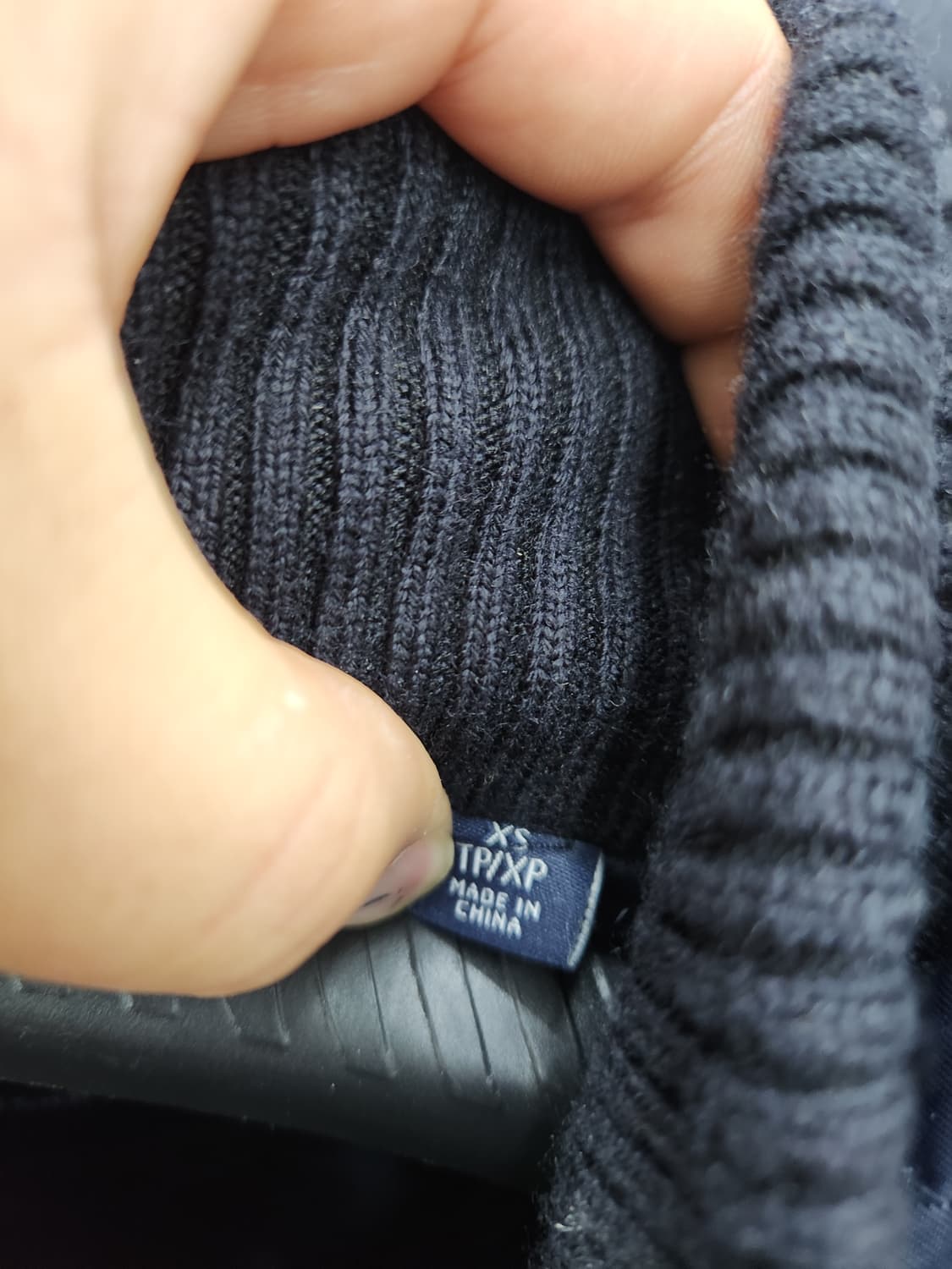 타미힐피거 진네이비 퀼팅 떡볶이 코트 XS 상품이미지4