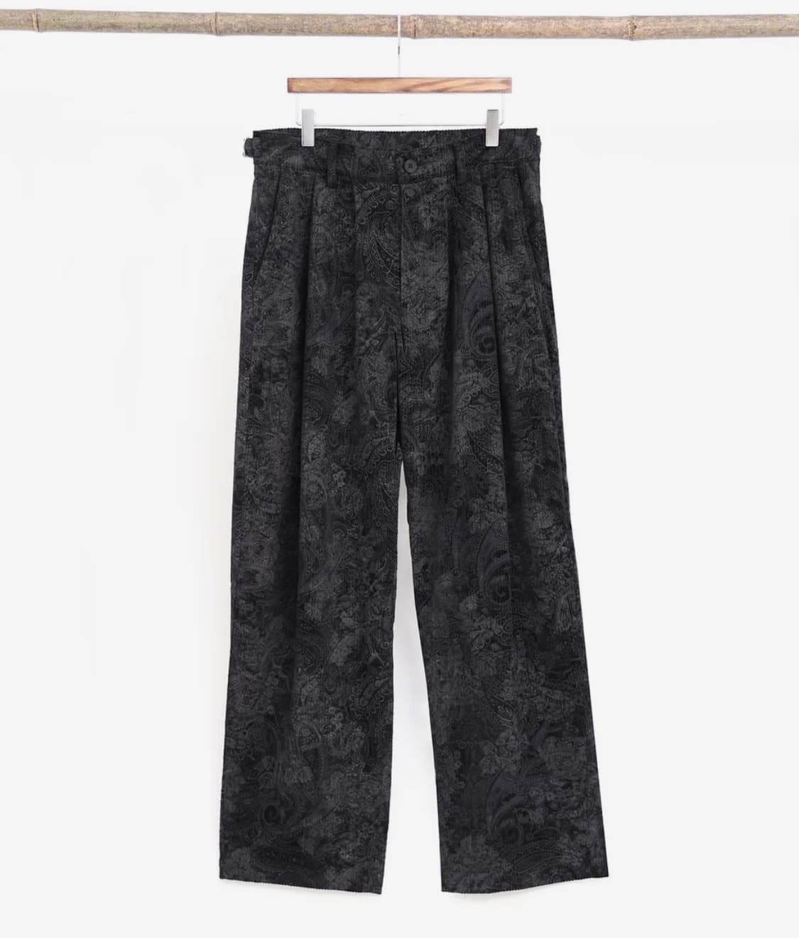 Paisley corduroy pants (black) 상품이미지1