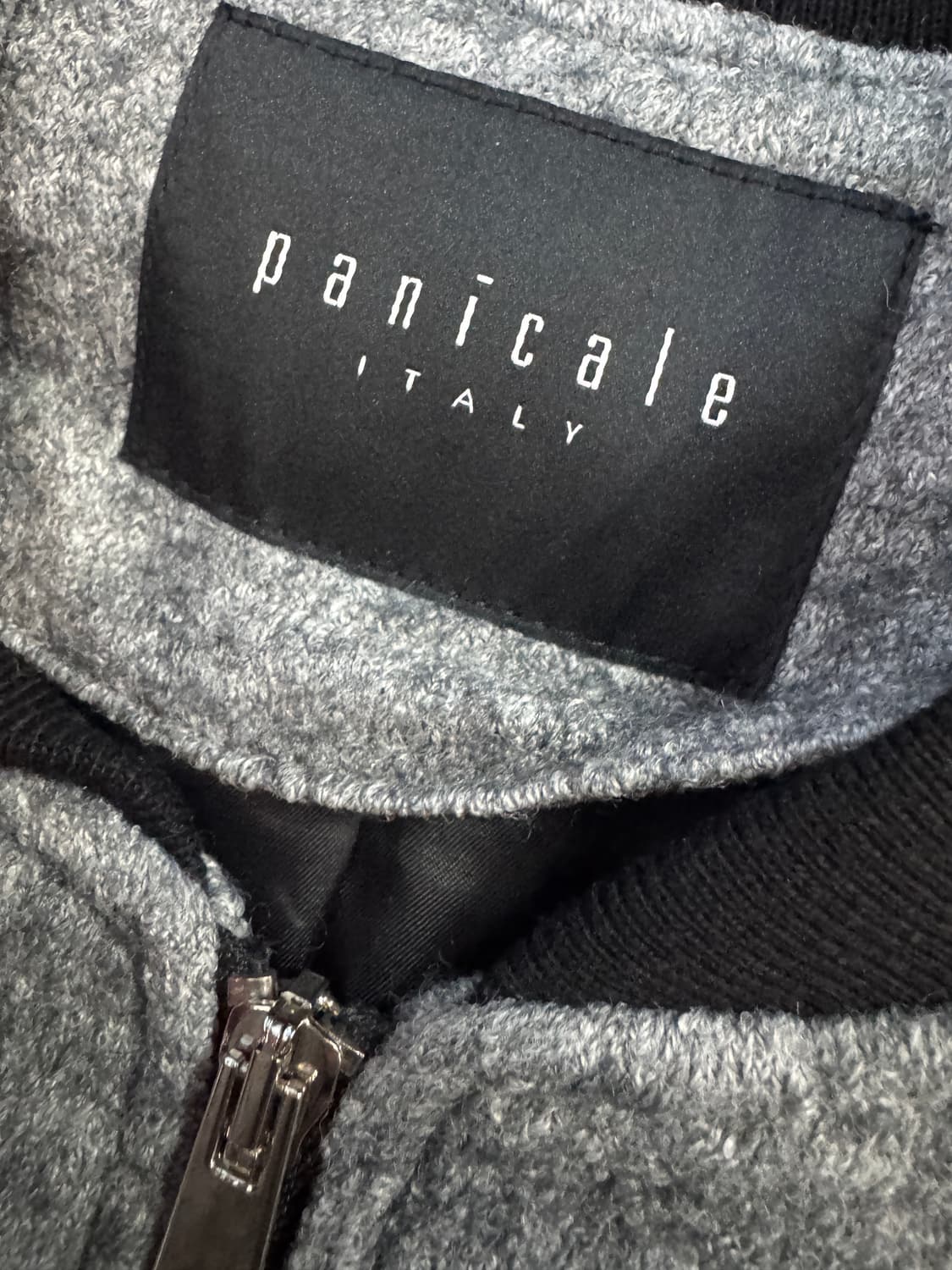 정품 빠니깔레 보카시 암패치 봄버 블루종 자켓 M 상품이미지3