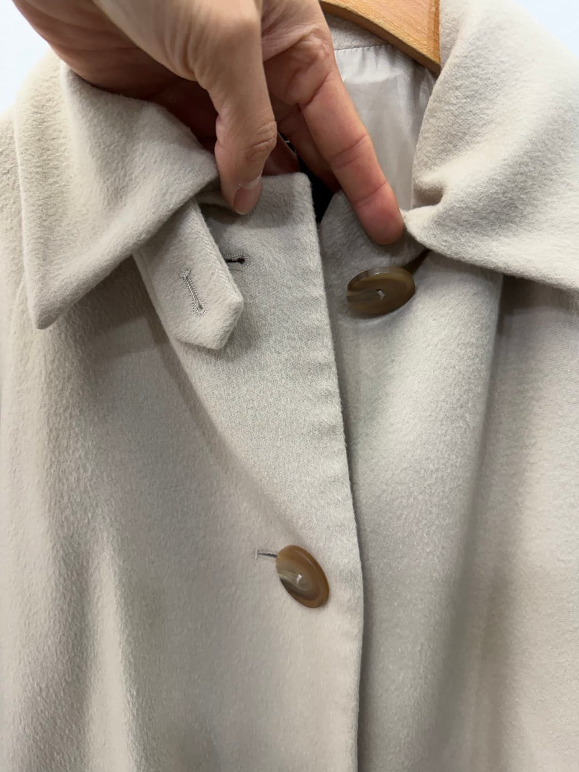 정품) SYSTEM 시스템 한섬 캐시미어 코트 82 상품이미지5