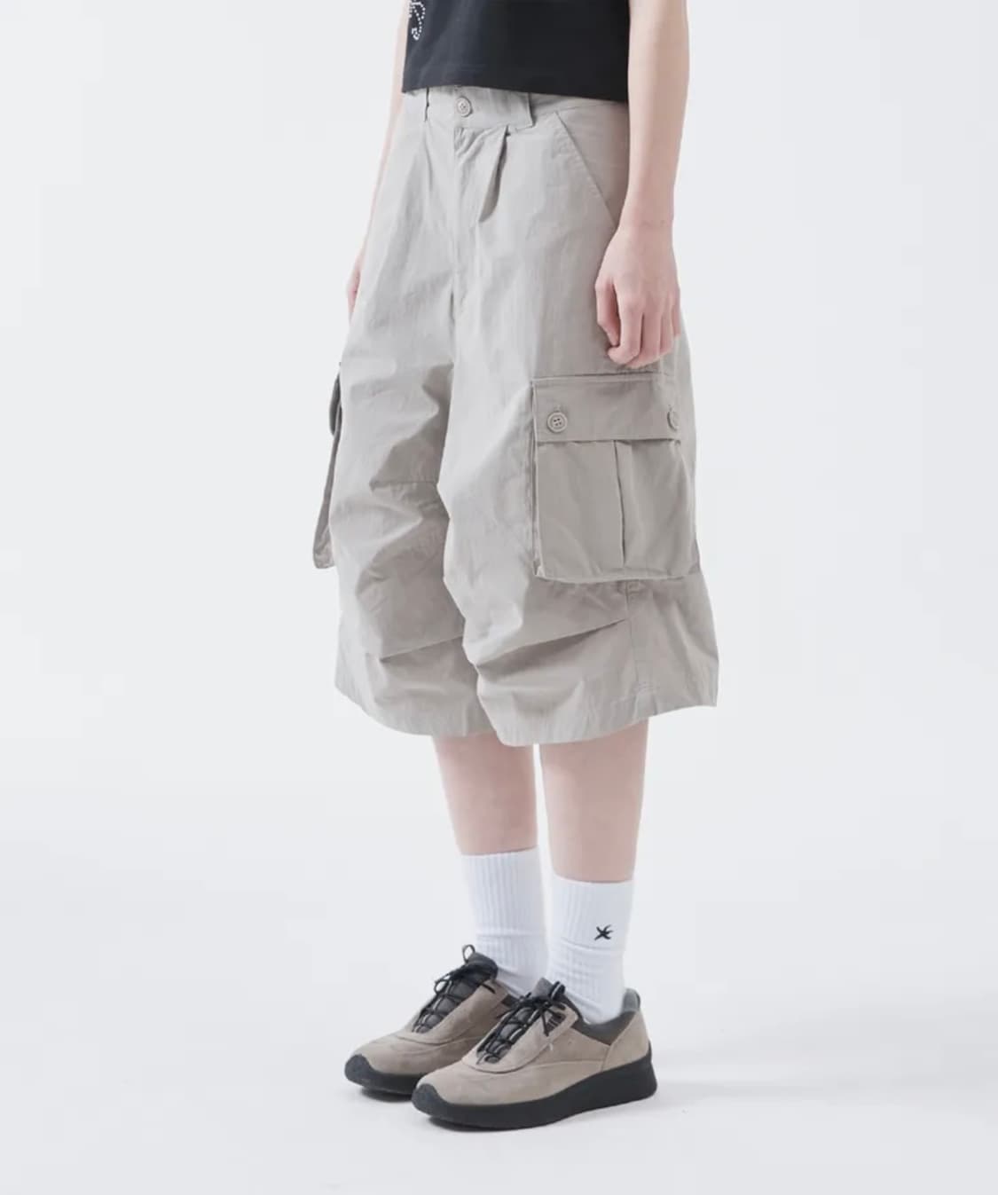 TCM easy cargo half pants (grey beige) 상품이미지1
