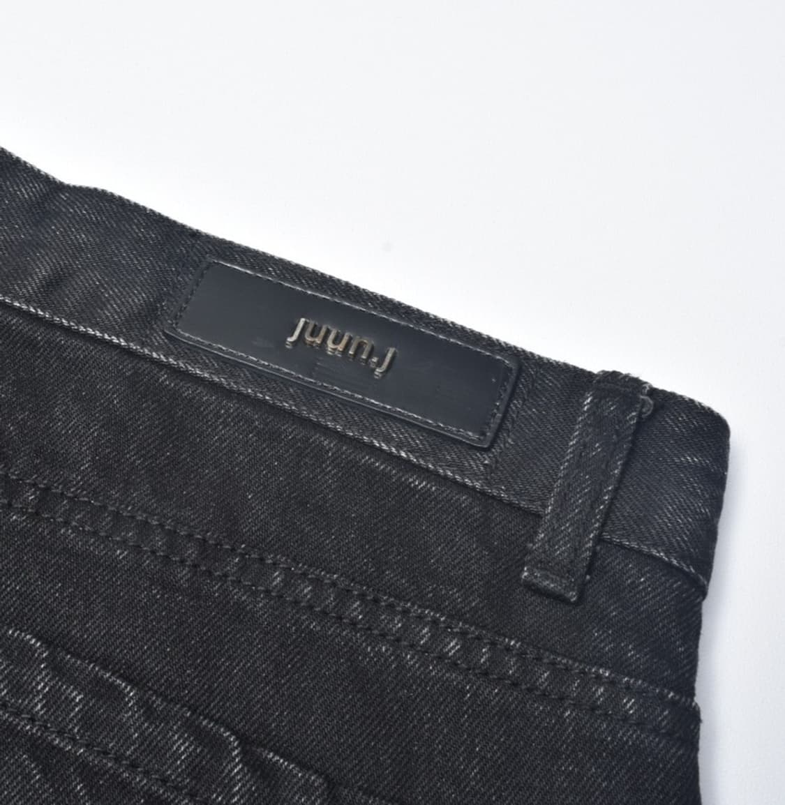 준지 스트레이트핏 흑청 데님팬츠 청바지 상품이미지9