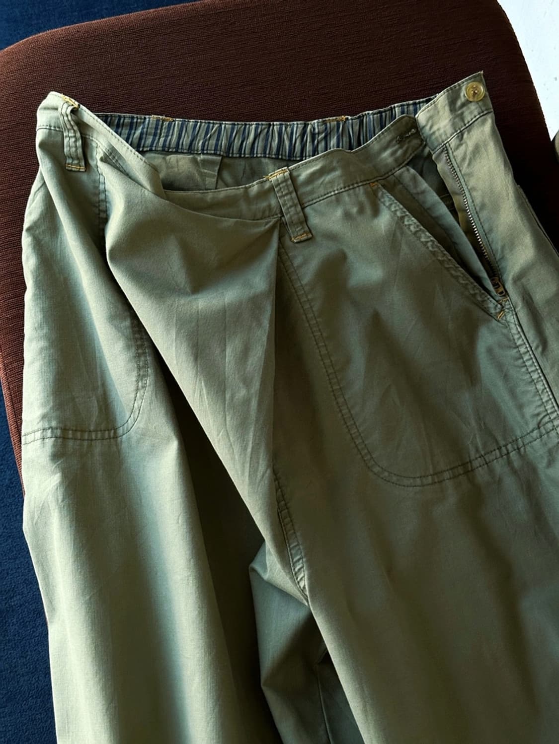 Banded 3/4 fake wrap detail gaucho pants 상품이미지2