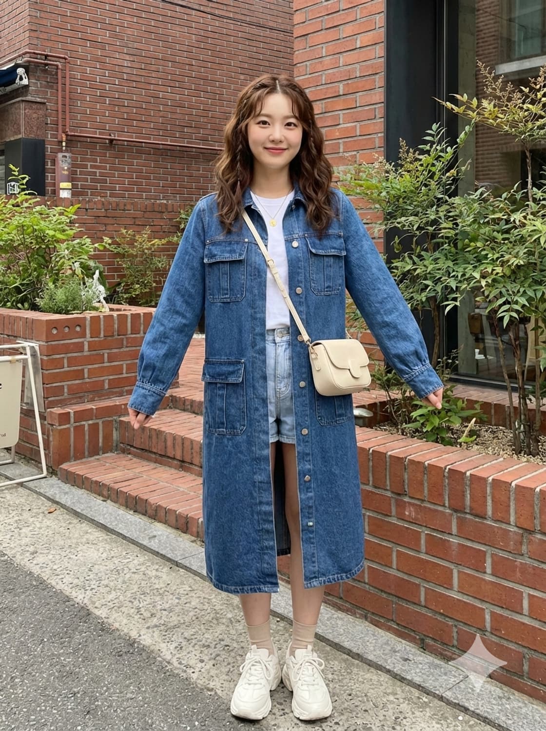 JESSI NEW YORK 제시뉴욕 데님 롱 셔츠 원피스/자켓 상품이미지1