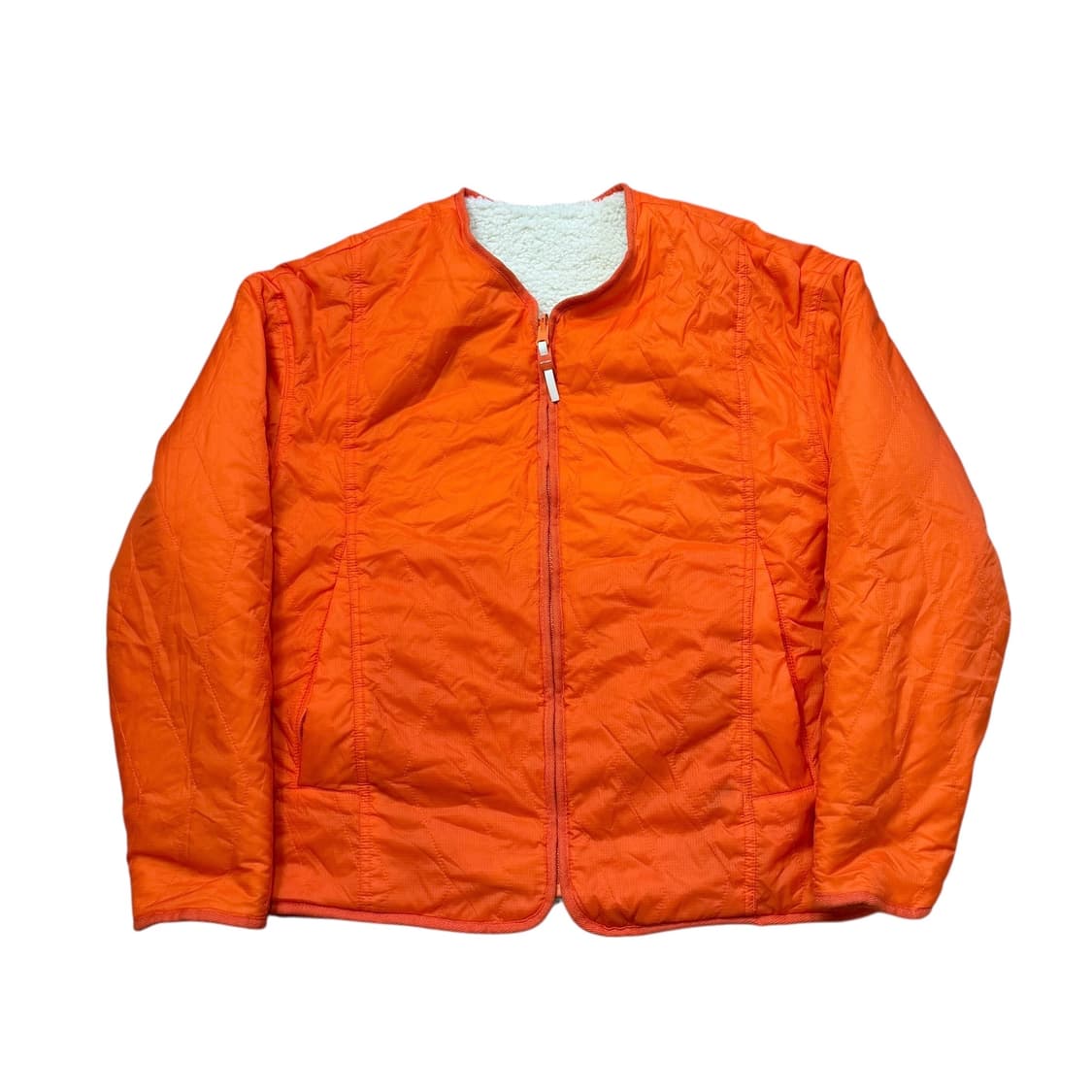 스파이더 오렌지 양면 퀼팅 플리스 자켓 상품이미지4