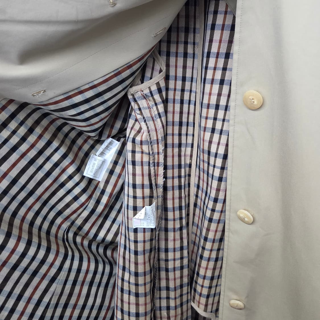 닥스 베이지색 여성 롱 코트 m 상품이미지4