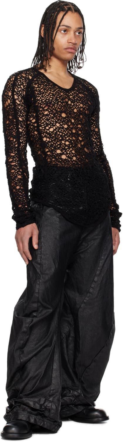 Julius 블랙 마일라 커브 데님 진 상품이미지4