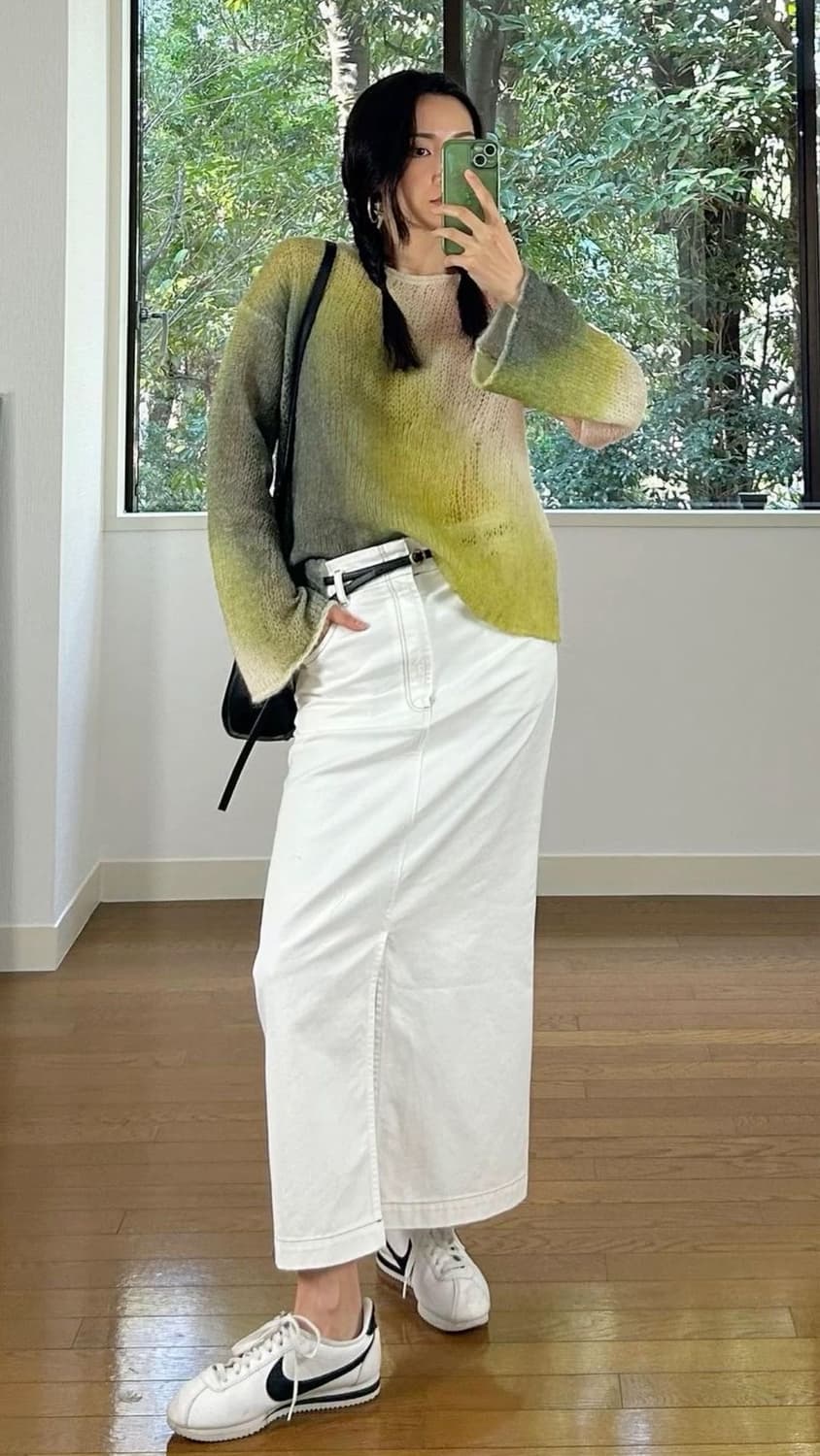 (택포) 나이키 코르테즈 화이트 블랙 250사이즈 상품이미지6