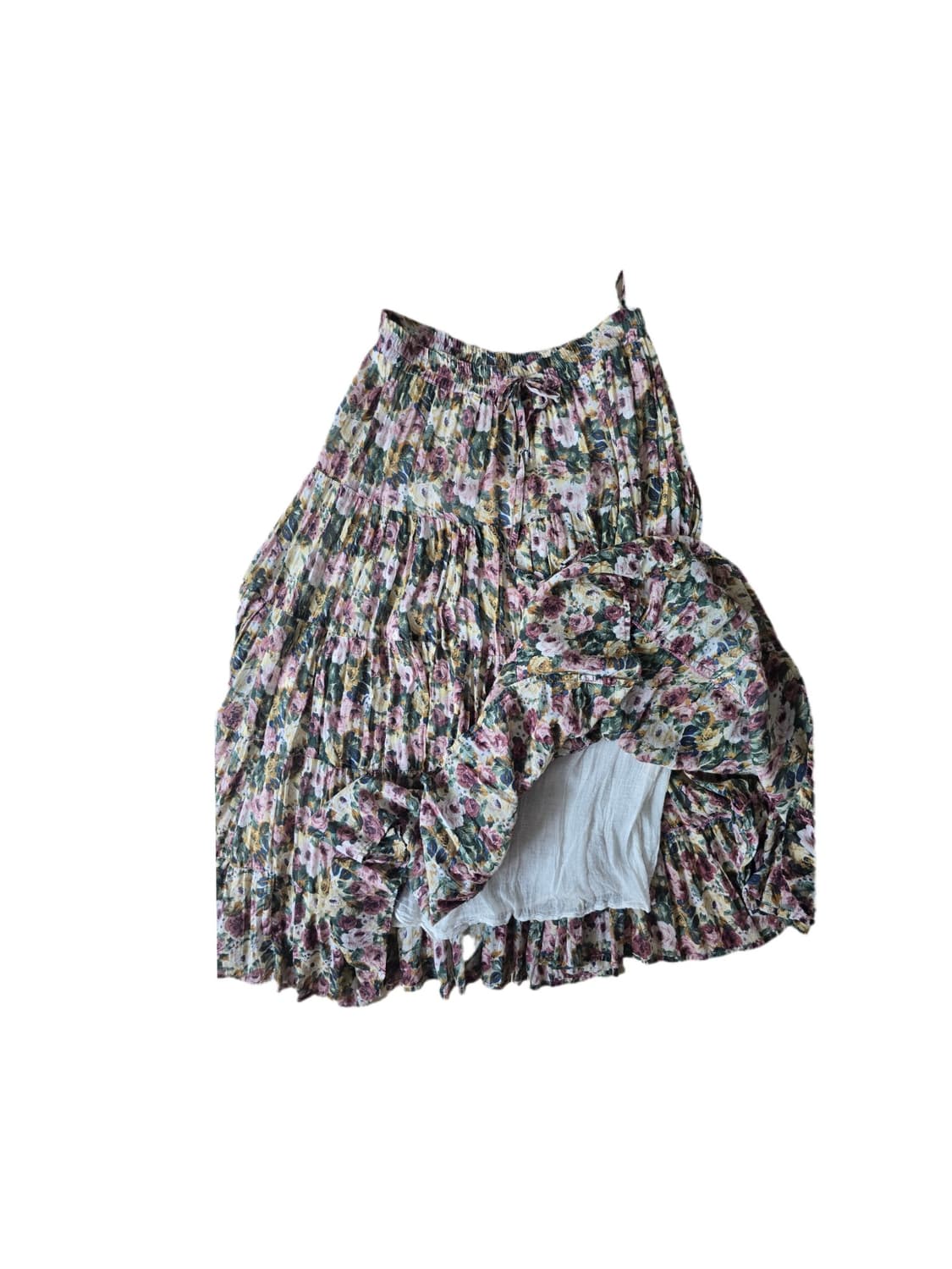 Vintage 플라워 Tiered Skirt 상품이미지1