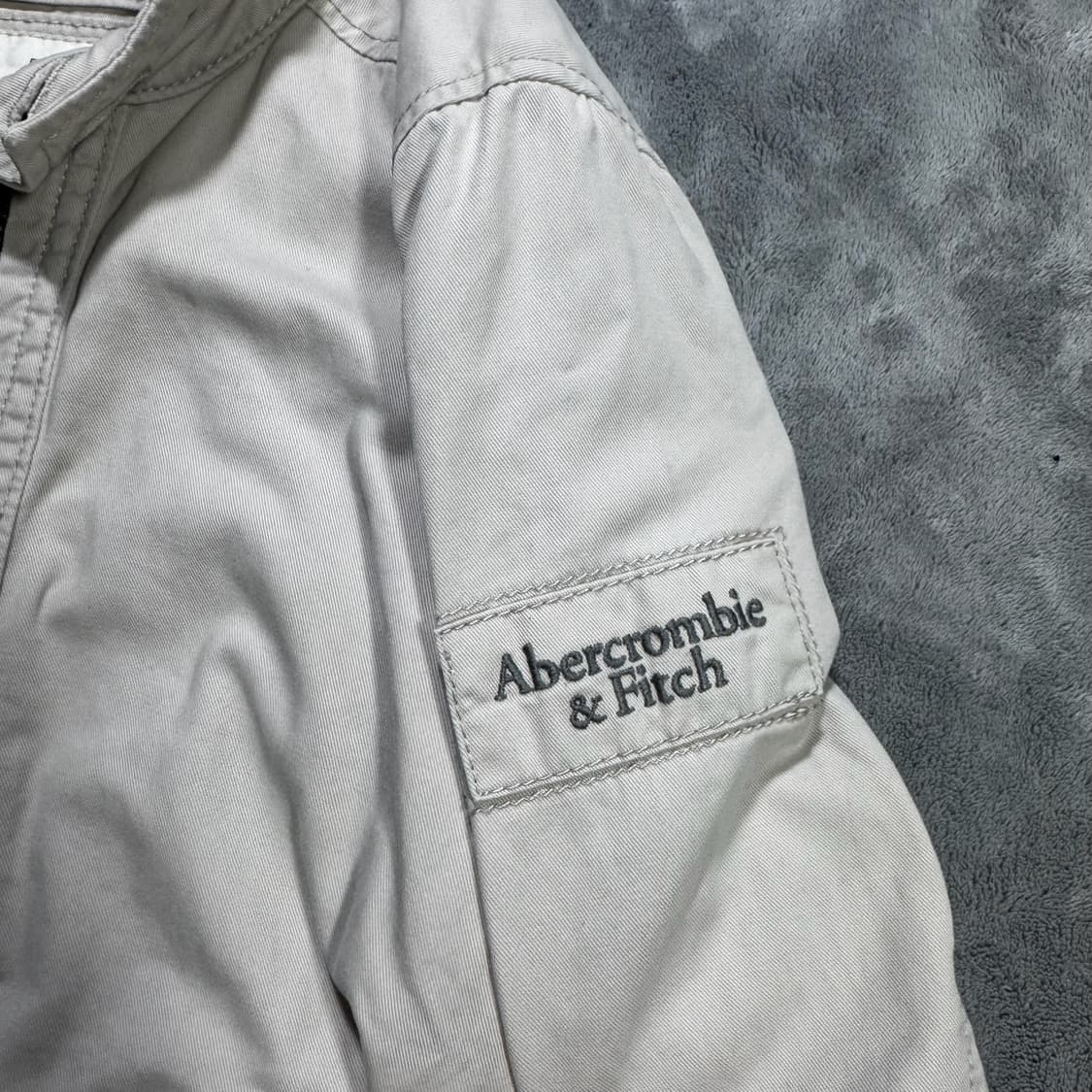 아베크롬비 아이보리 코튼 자켓 상품이미지3