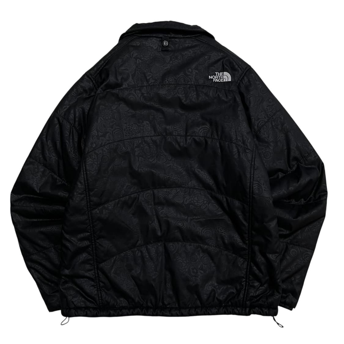노스페이스 오리엔탈 플라워패턴 로고 블랙 경량 자켓 90 상품이미지4