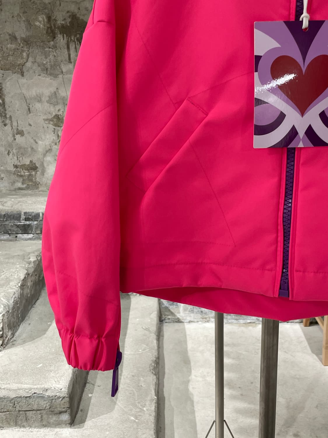 크리스조이 키즈 플라밍고 크롭 윈드브레이커 상품이미지4