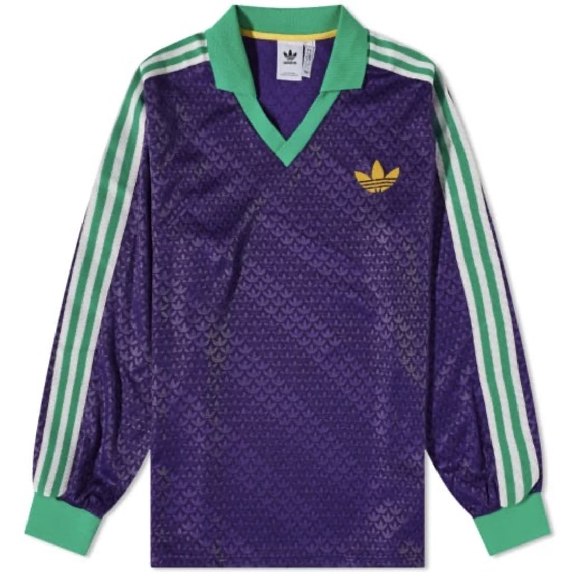 아디다스 아디컬러 헤리티지 70S 빈티지 롱슬리브 긴팔 티셔츠 퍼플 IB 상품이미지1