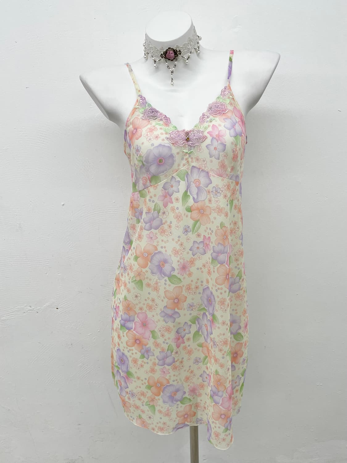 플로럴 페어리 메쉬 슬립 상품이미지1