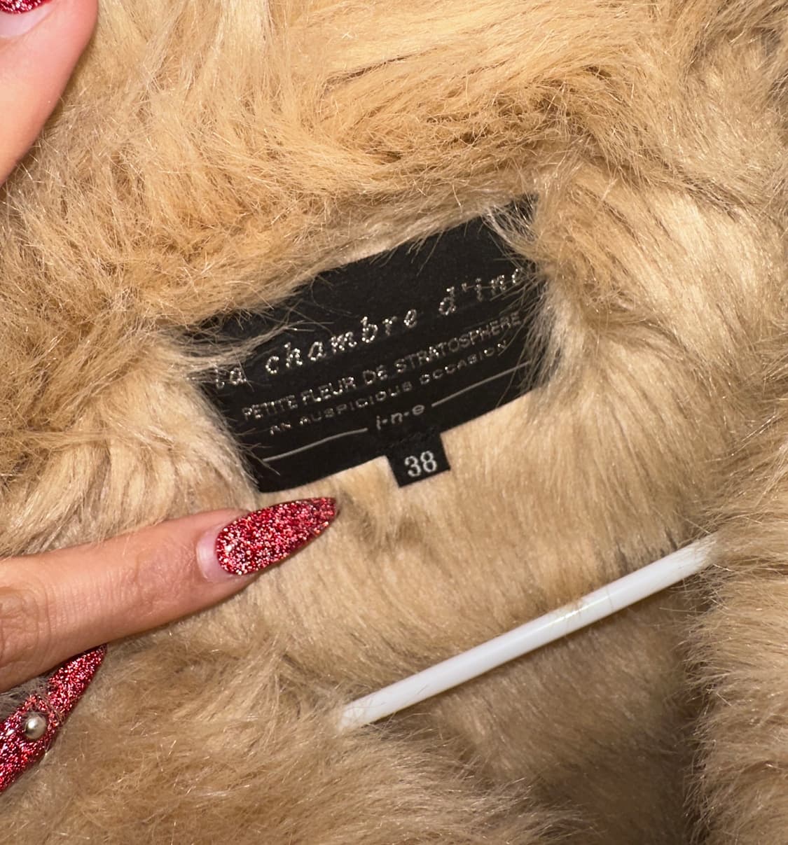 갸루깔 퍼 무스탕 상품이미지2