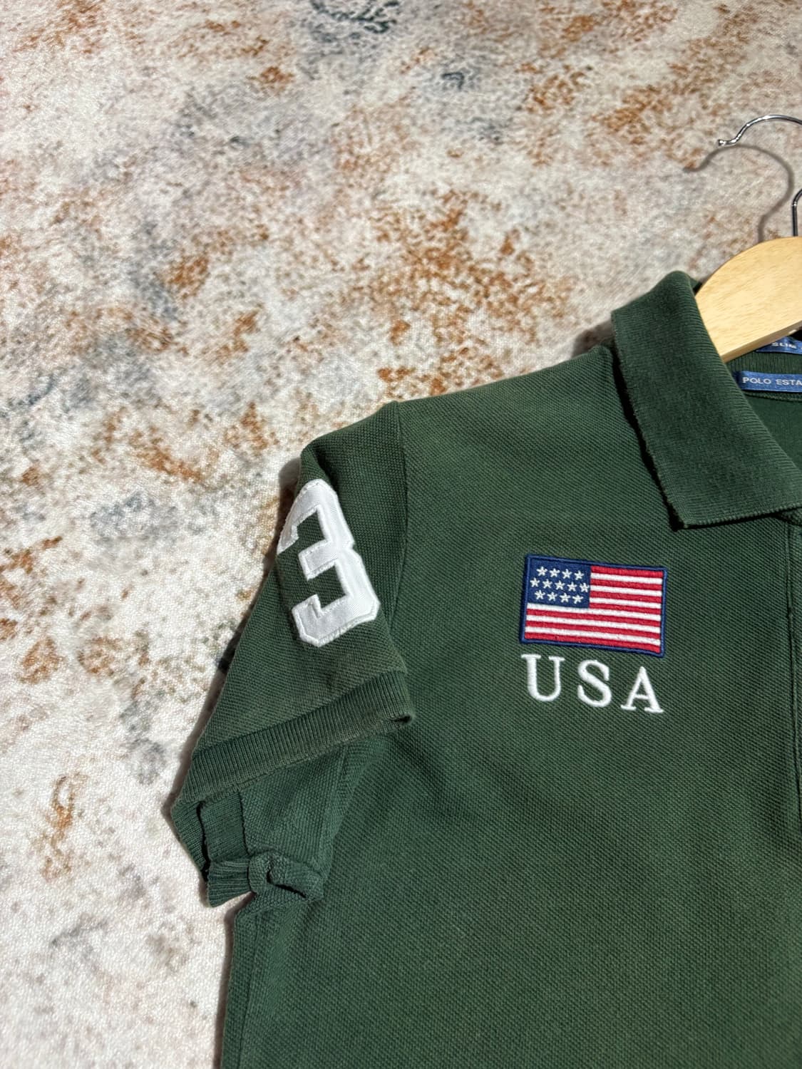 폴로 빅포니 USA 치프키프 카키 카라반팔티셔츠 상품이미지6