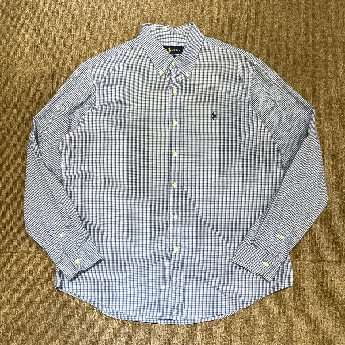 (XL) POLO 폴로 랄프로렌 체크 셔츠 커스텀핏 상품이미지2