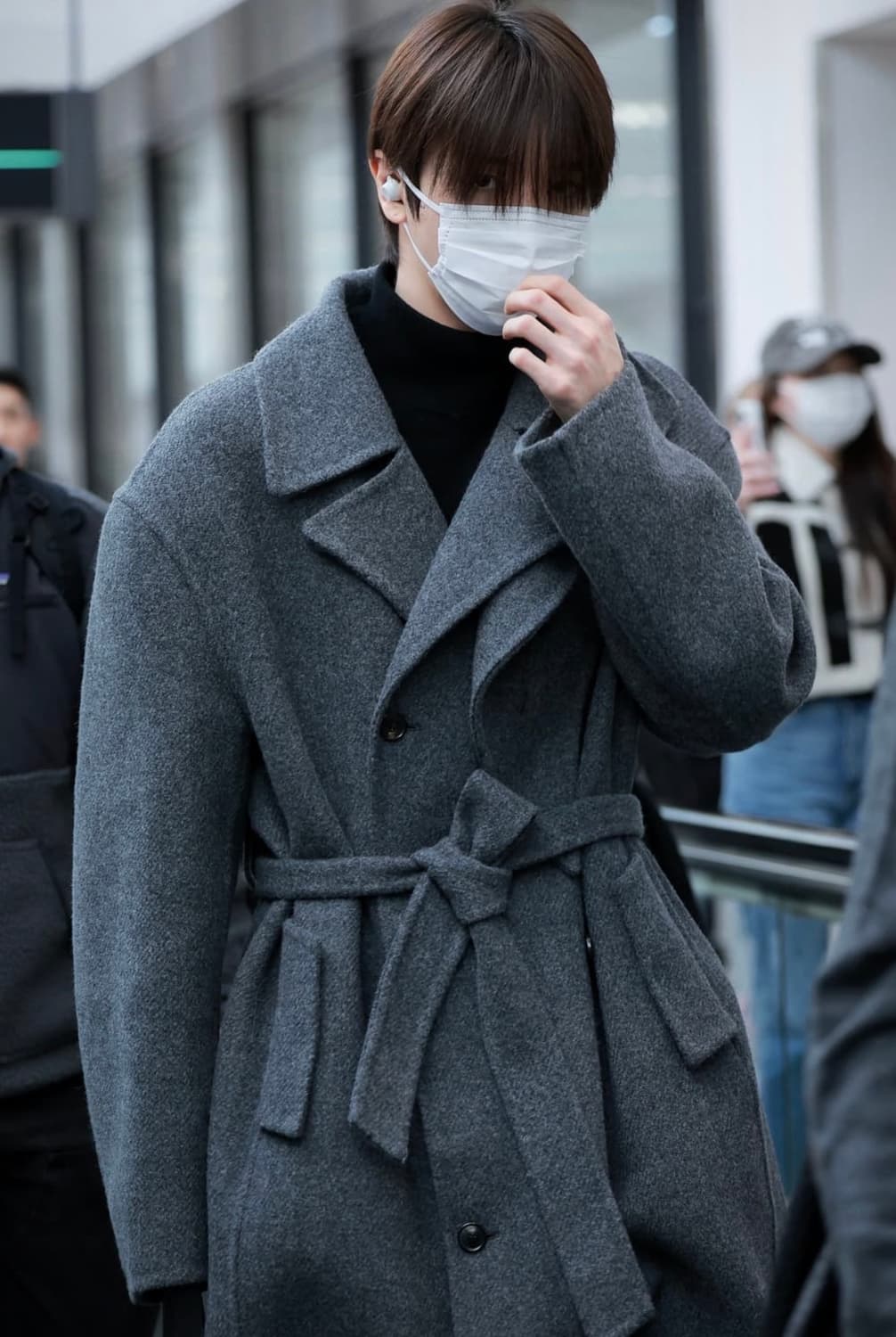 렉토 쿠세 핸드메이드 코트 그레이 1사이즈 판매 상품이미지4