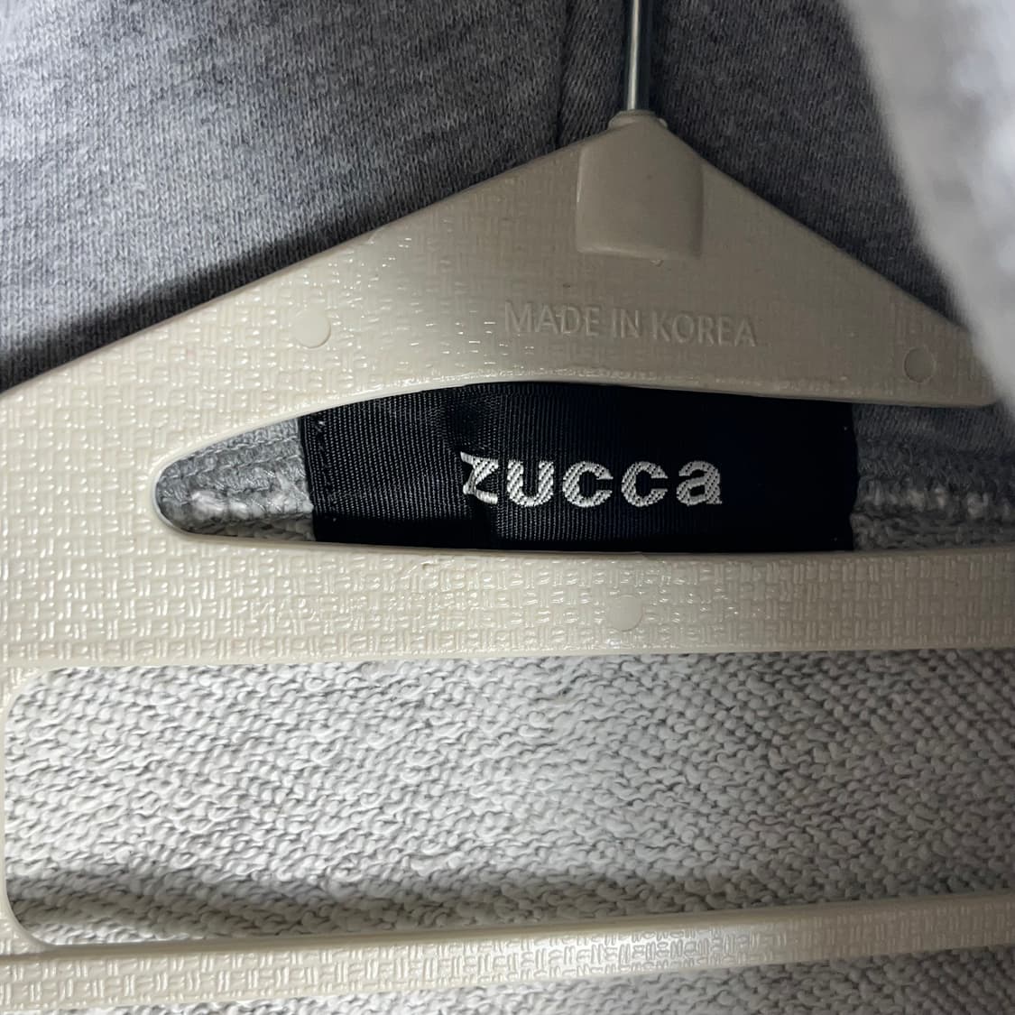 [ZUCCA] 주카 베이직 코튼 집업 후드 상품이미지3