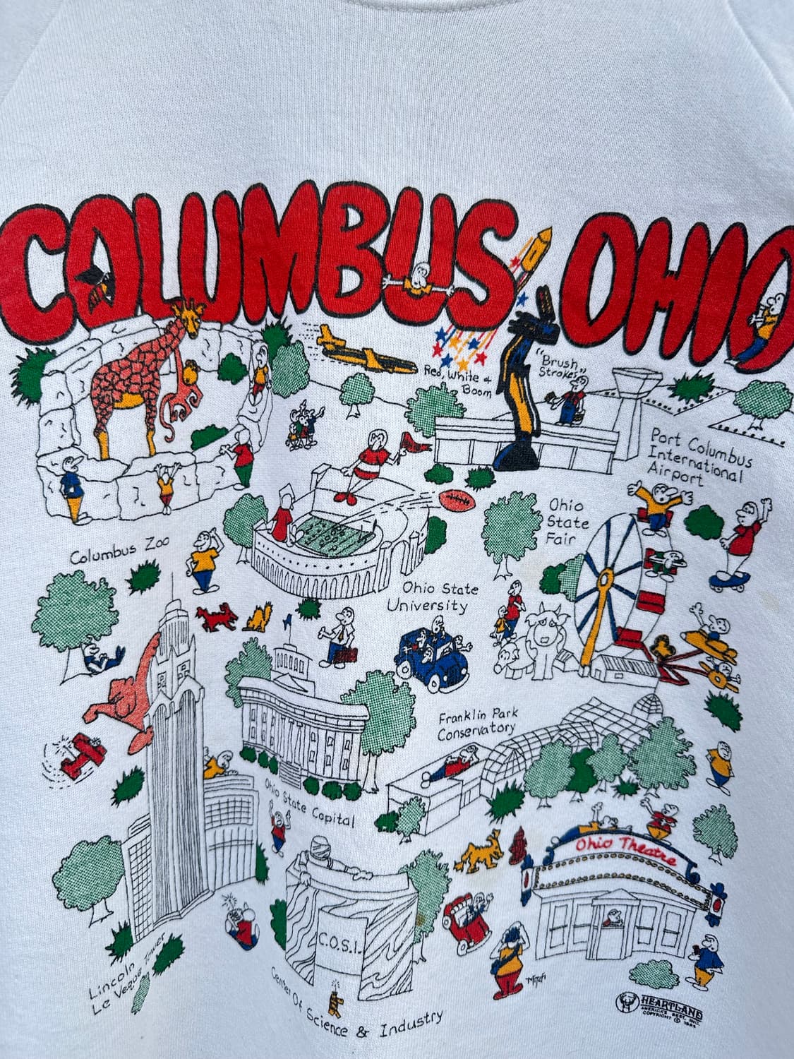 🇺🇸 80s USA  'Columbus Ohio' Sweatshirt 상품이미지5
