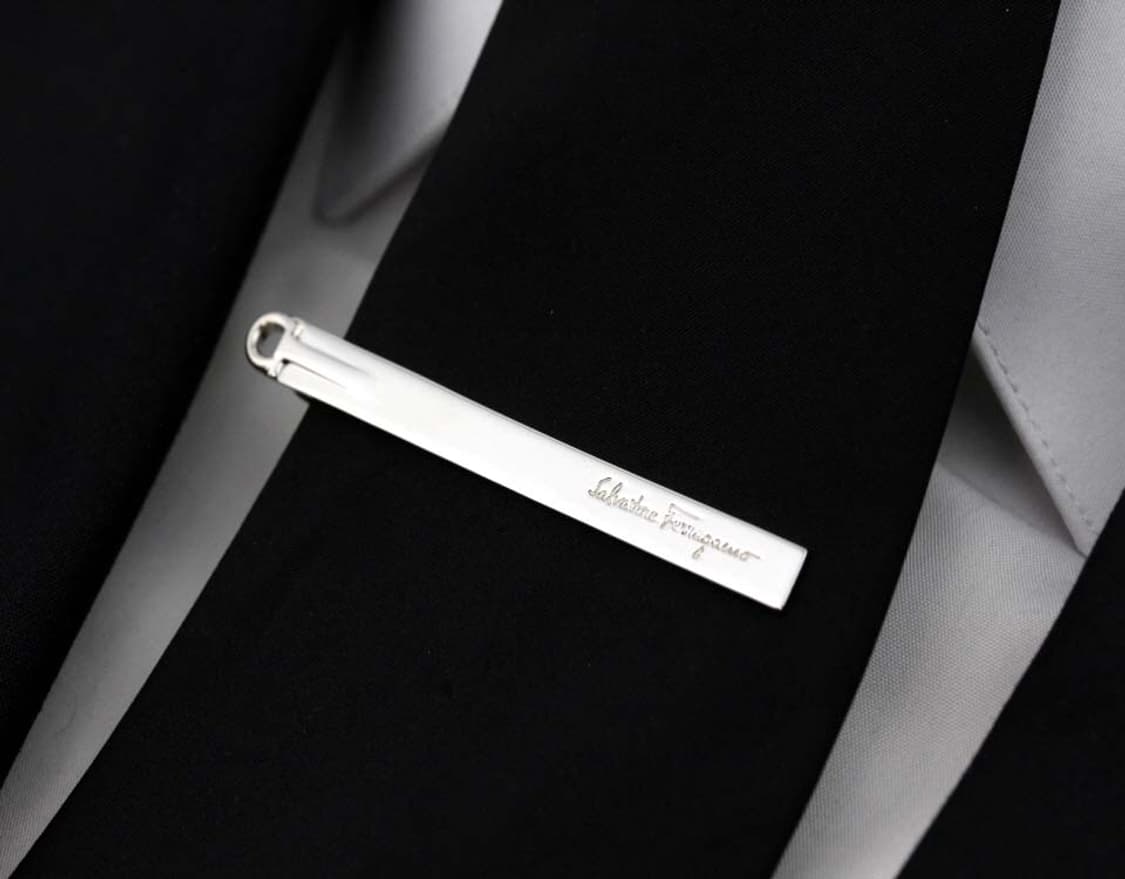 페라가모 S등급 6.4cm 신형 유광 남자 명품 넥타이핀 상품이미지7