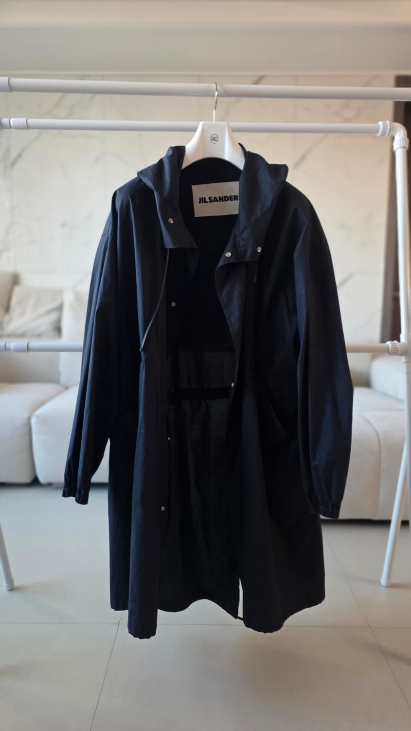 질샌더 백로고 오버핏 롱자켓 50  상품이미지3