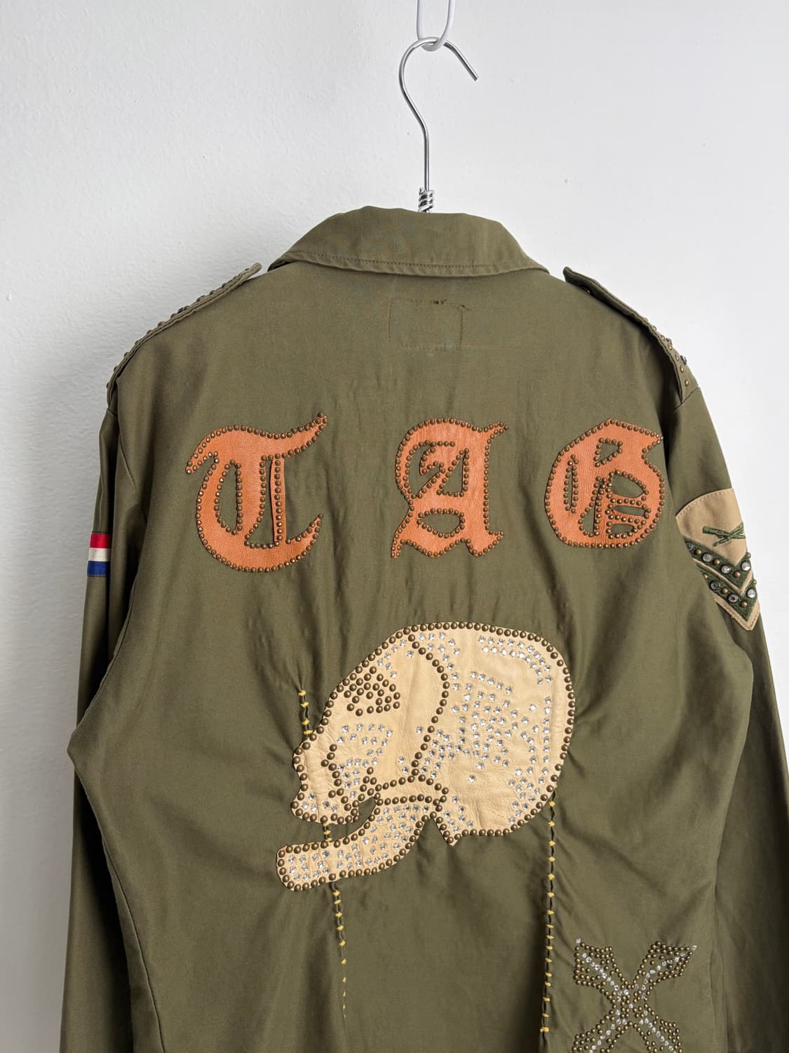 태그 빈티지 리메이크 밀리터리 스터드 자켓 made in USA 상품이미지2