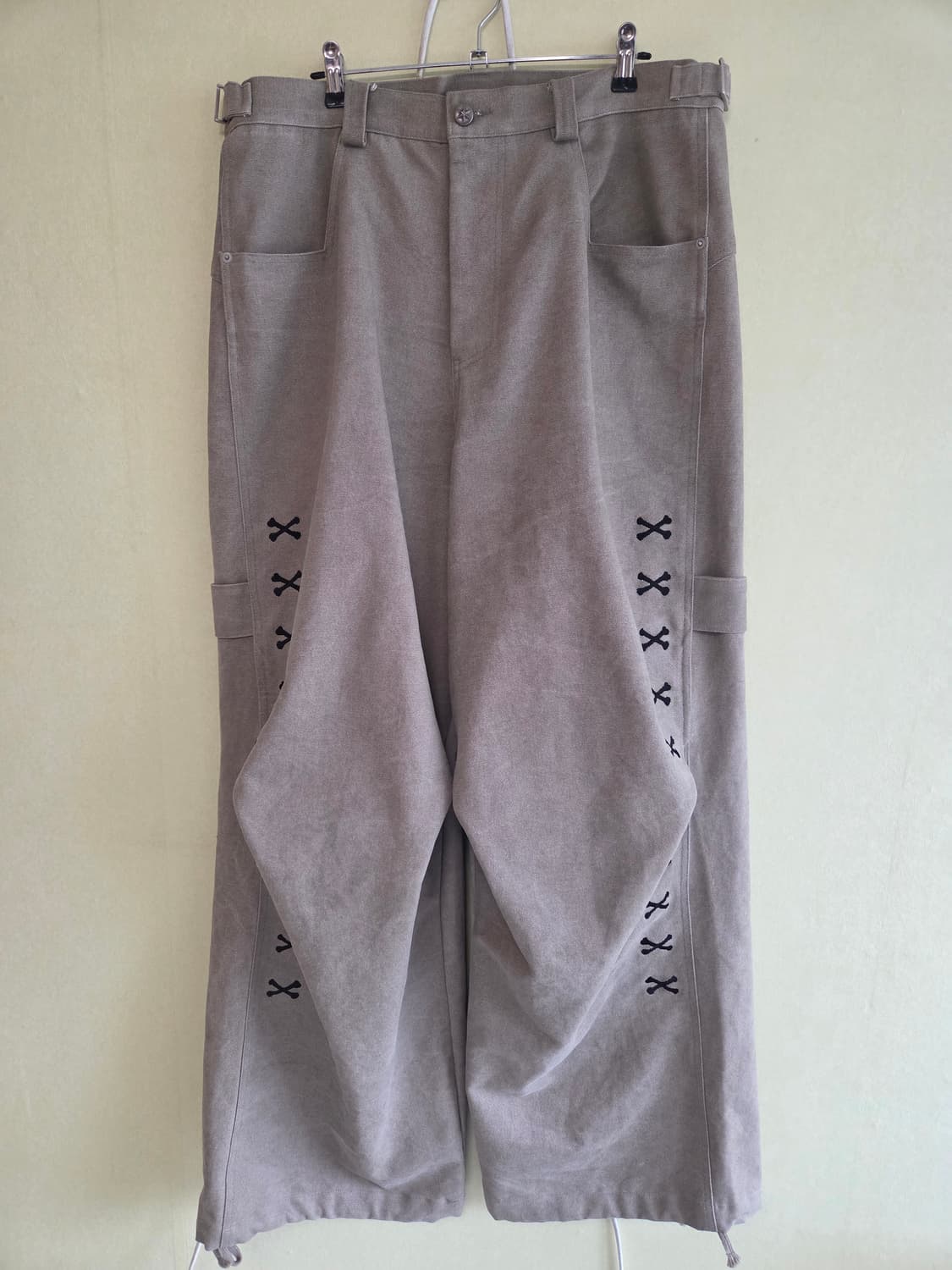 [3] 카미엔X아오이로 247 워크팬츠 올리브 그린 상품이미지2