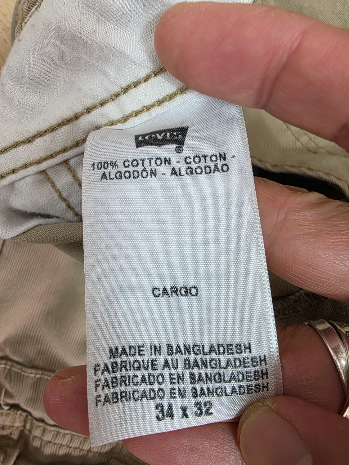 리바이스 루즈핏 카고 팬츠 34 상품이미지9