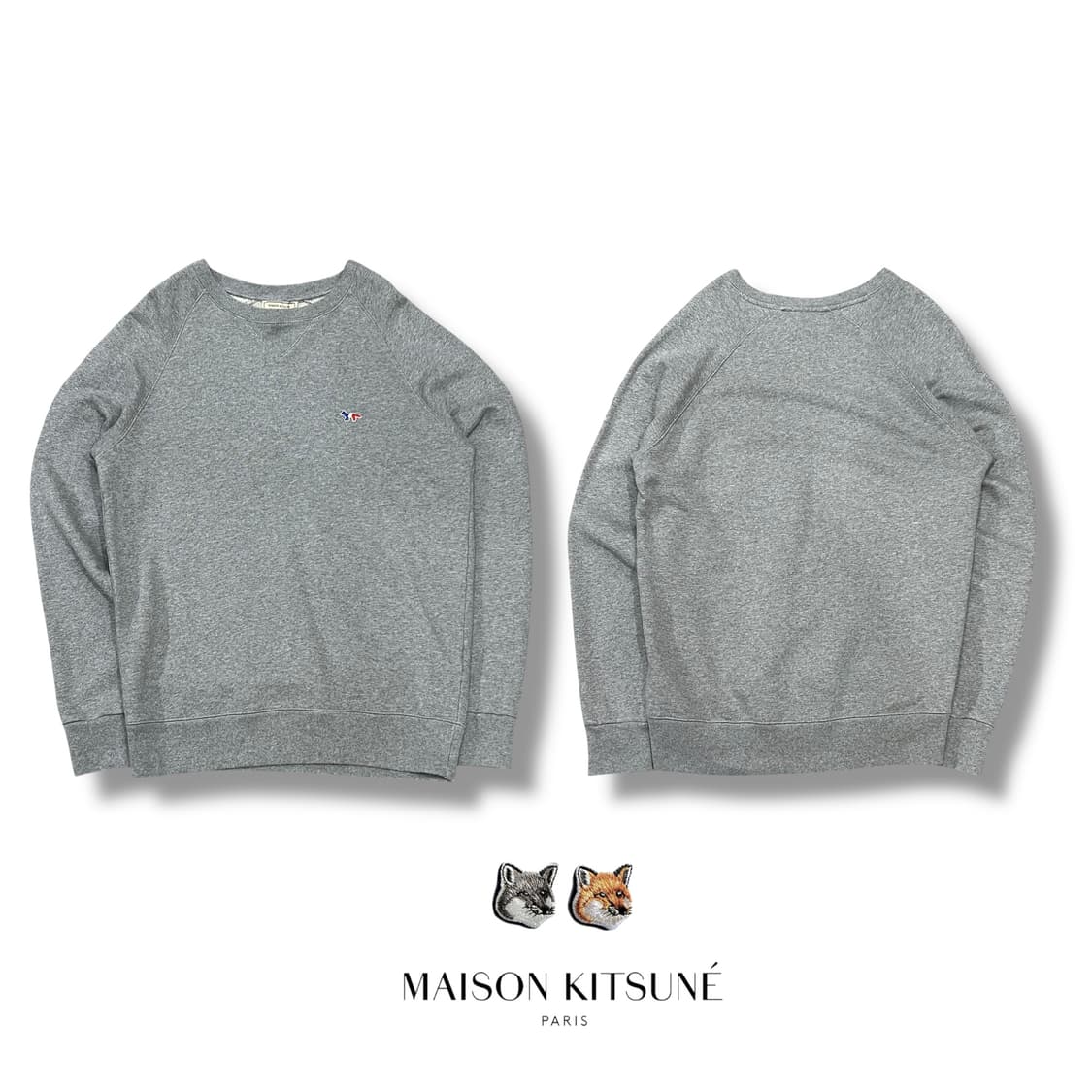 메종키츠네 자수 스웻셔츠 s08436 상품이미지1