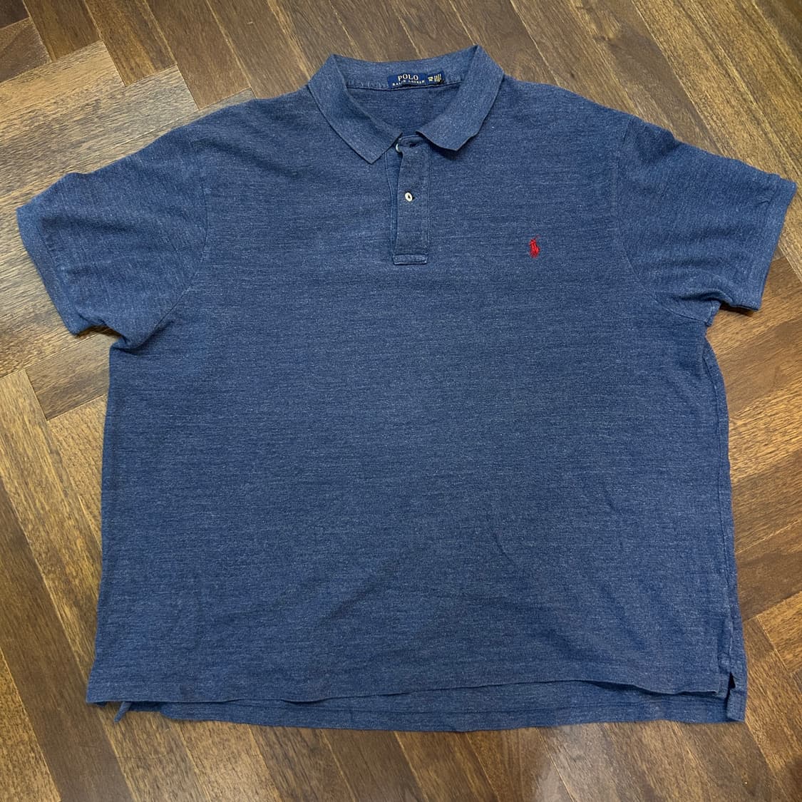 Polo RalphLauren 블루그레이 워싱 PK셔츠 오버핏 카라티 상품이미지2