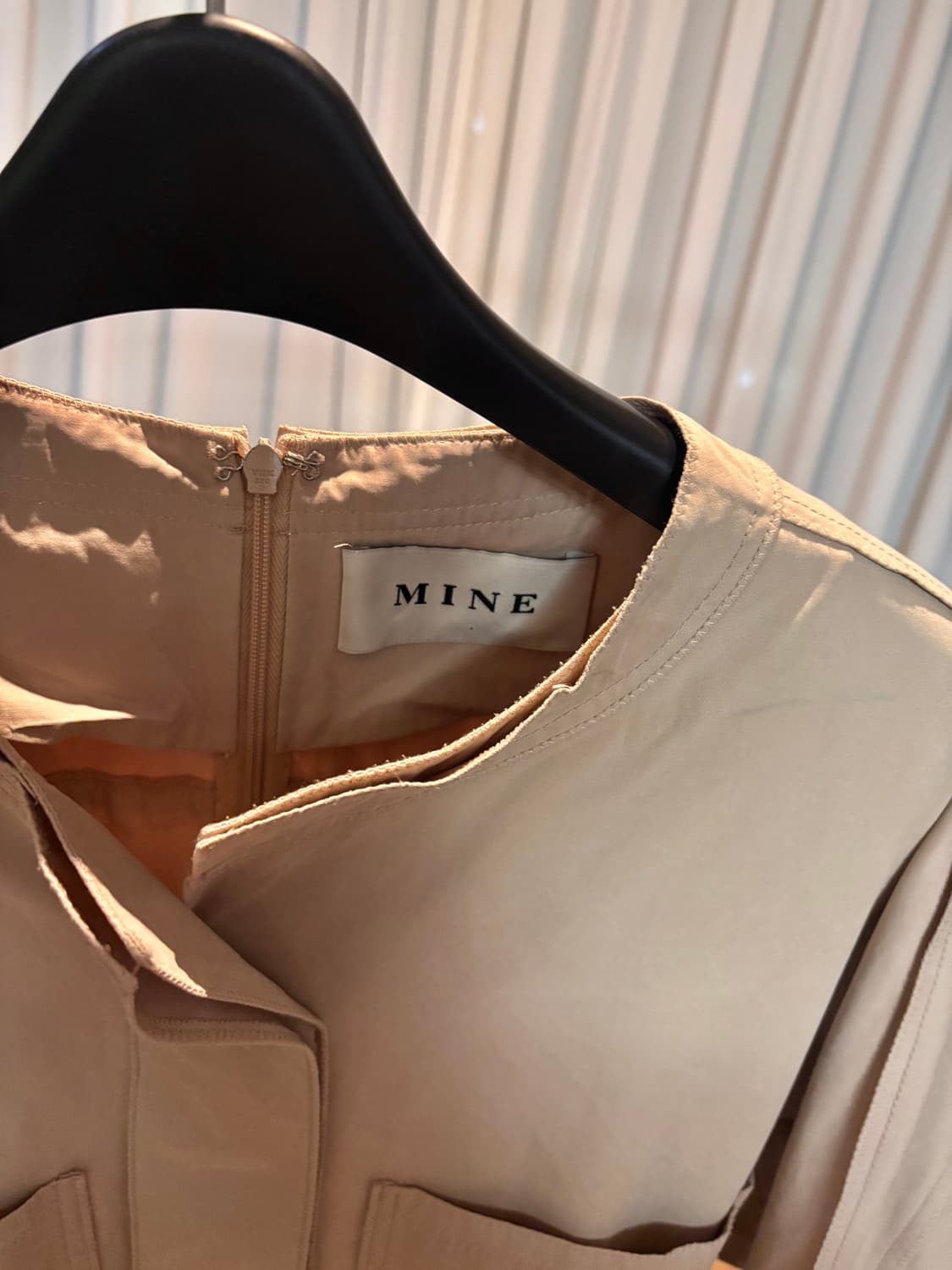 백화점 한섬 마인 베이지 원피스 상품이미지3