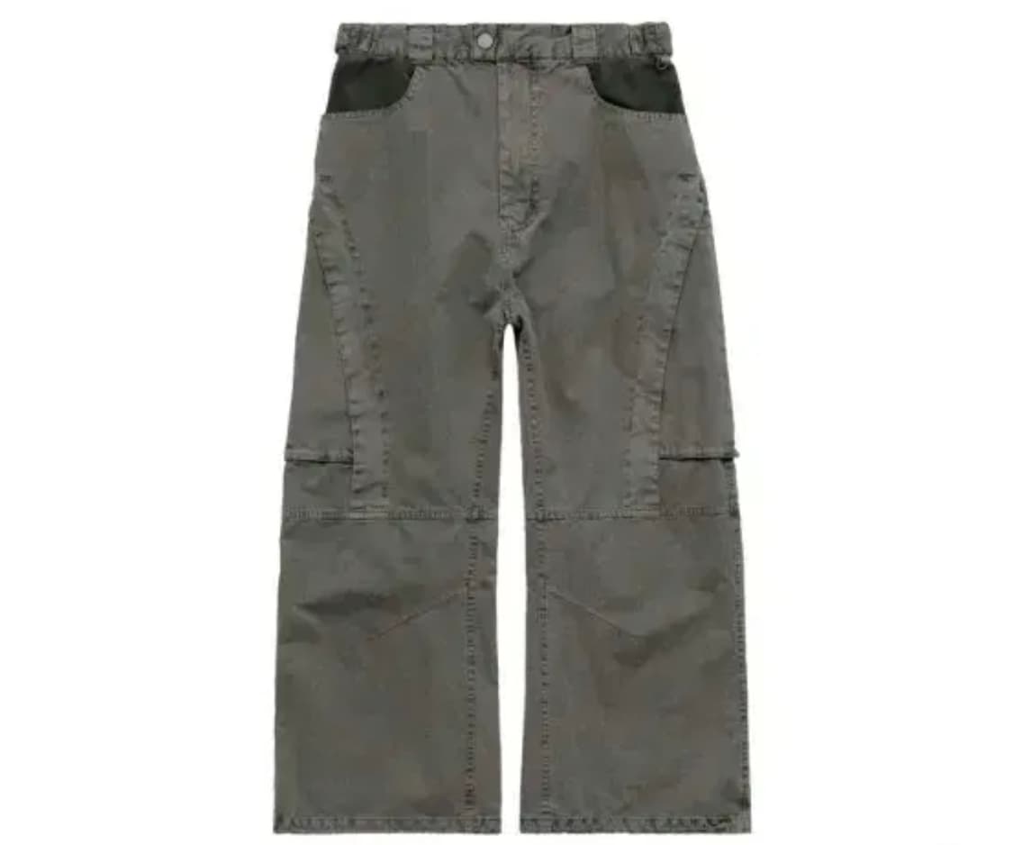 3 폴리테루 보더 팬츠 베이지 상품이미지1