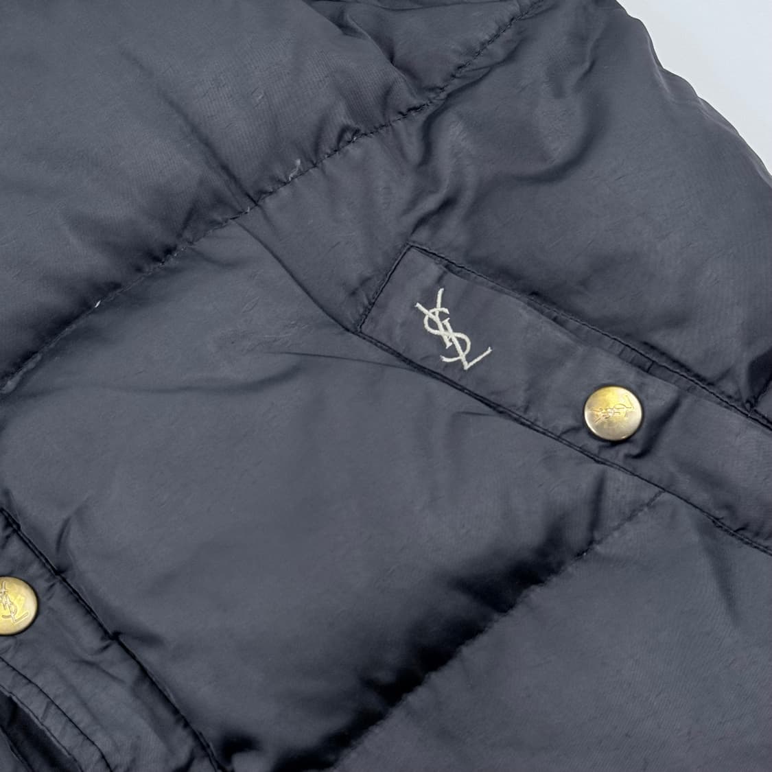 90s YSL 이브생로랑 패딩조끼 상품이미지3