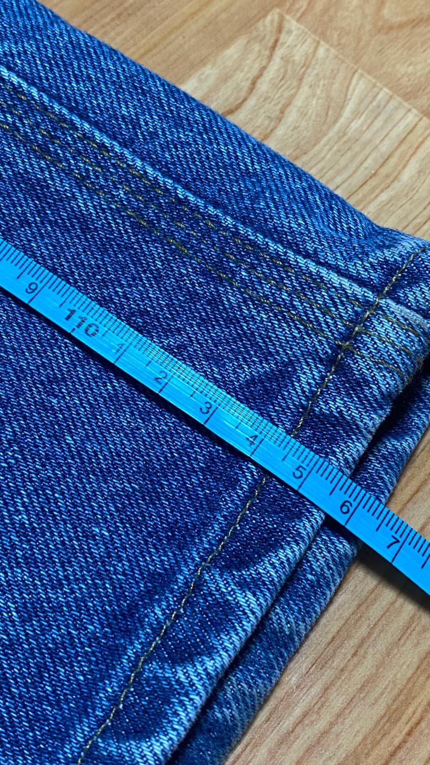 칼하트 B73 DST 더블니 카펜터 데님 팬츠 48x32 상품이미지9