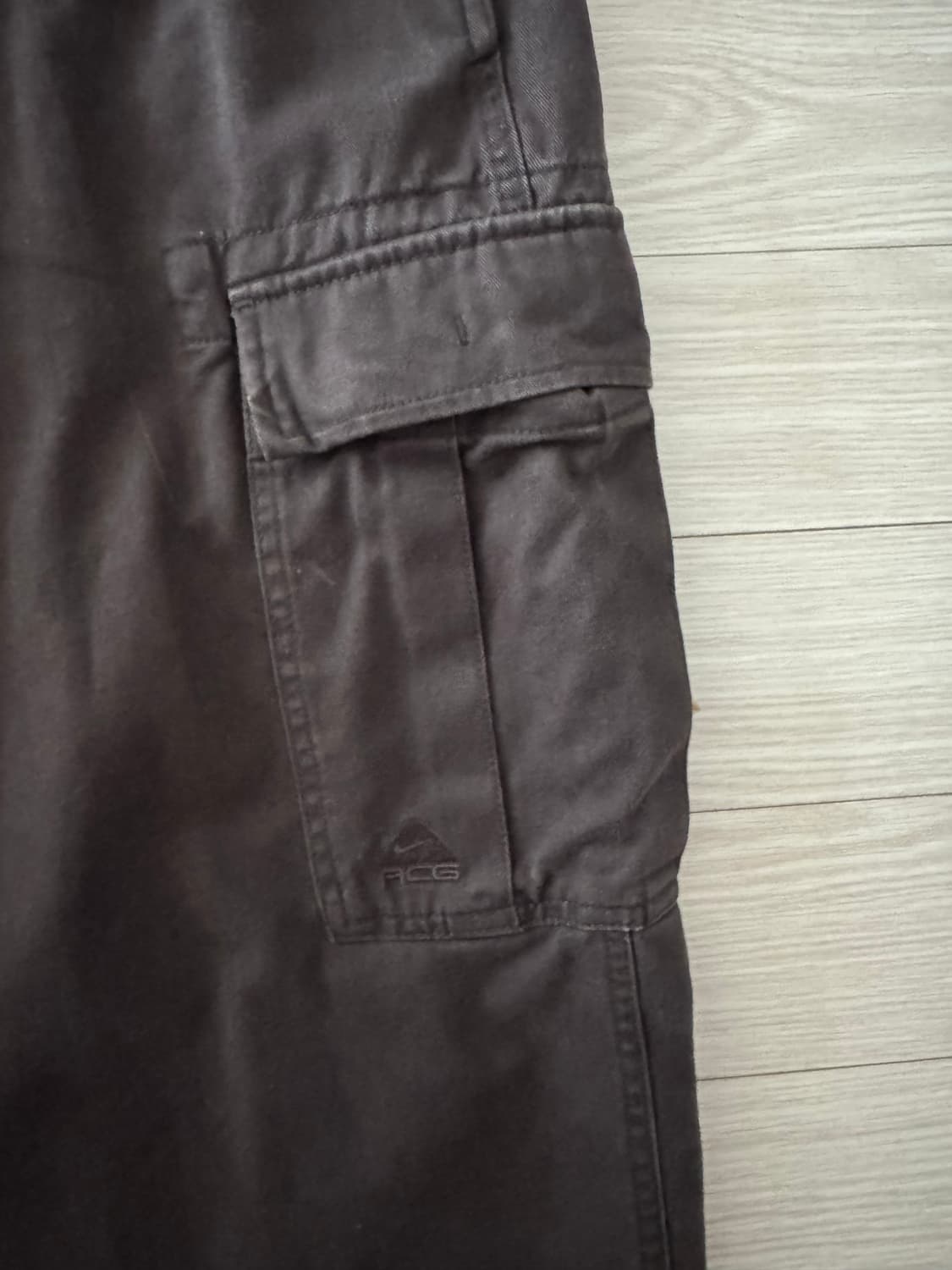 90s acg 코튼 카고 팬츠 브라운 상품이미지3