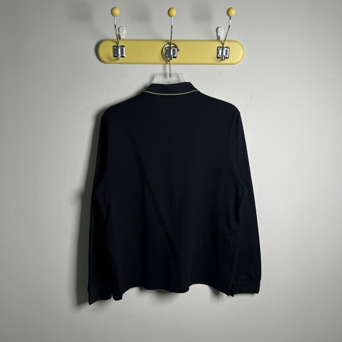 Burberrys 버버리 빈티지 블랙 긴팔 폴로 셔츠 L 상품이미지3