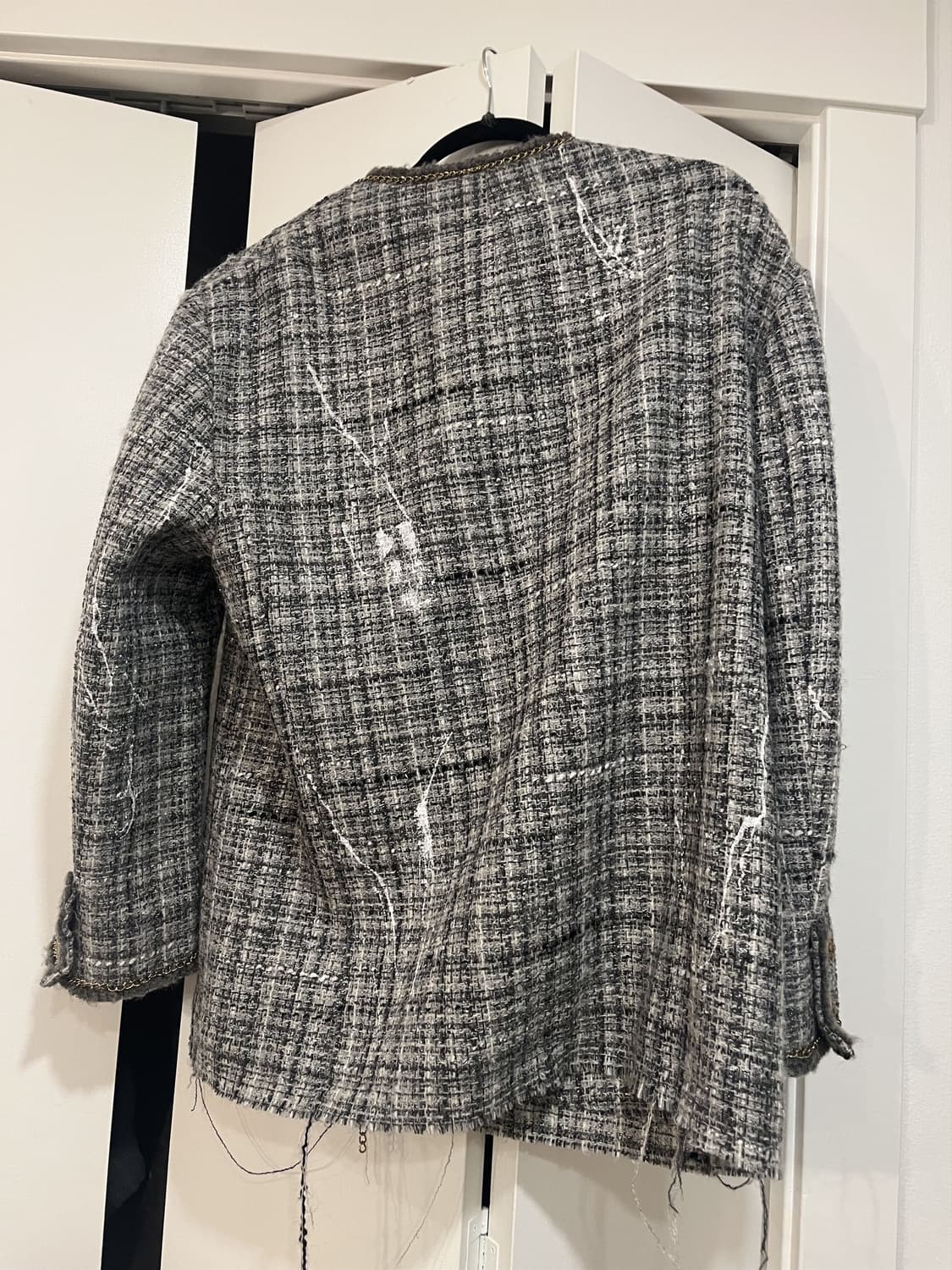 [NCT 태용님 착용] R13 그레이 트위드 자켓 상품이미지7